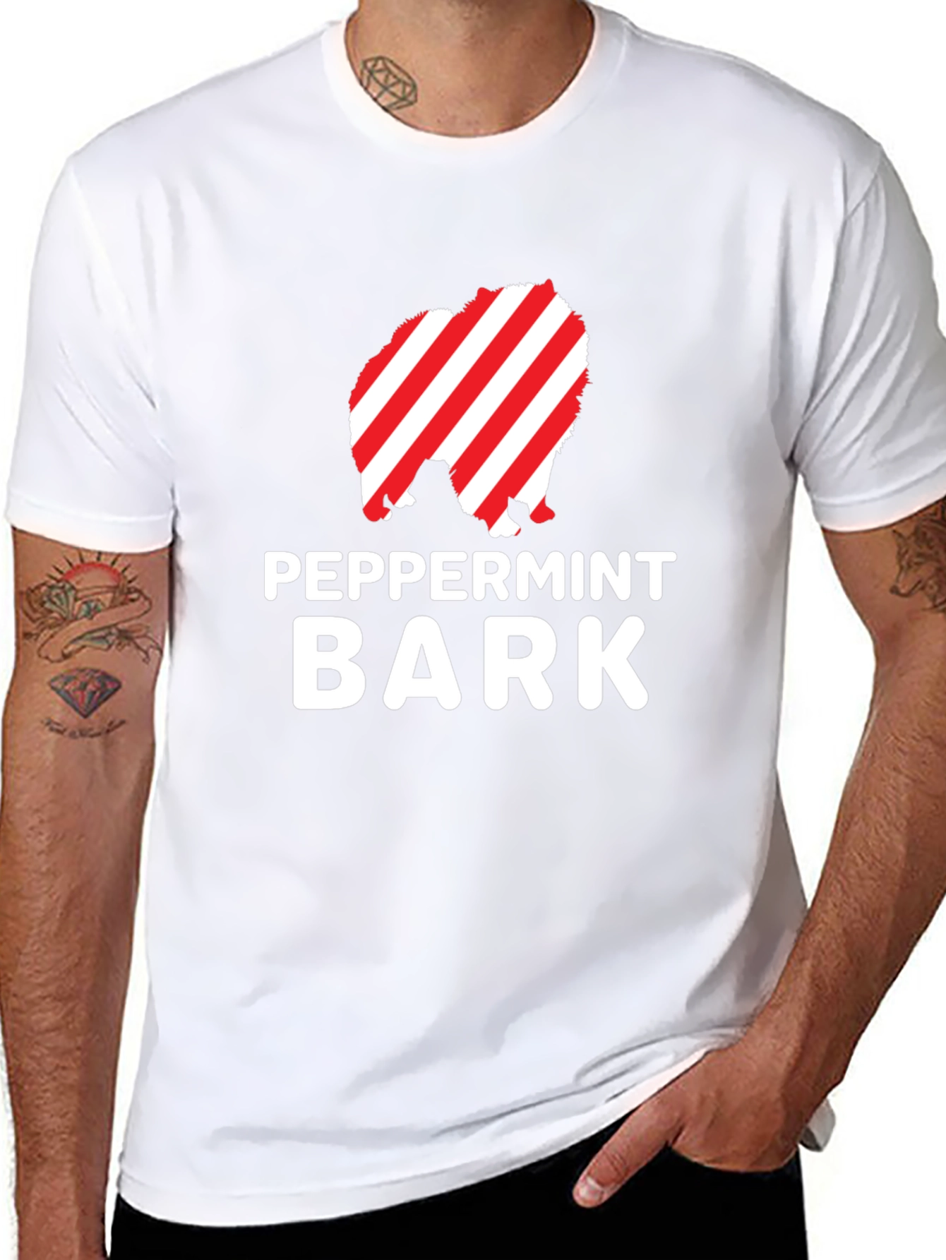 Peppermint Bark Dog Breed T-Shirt