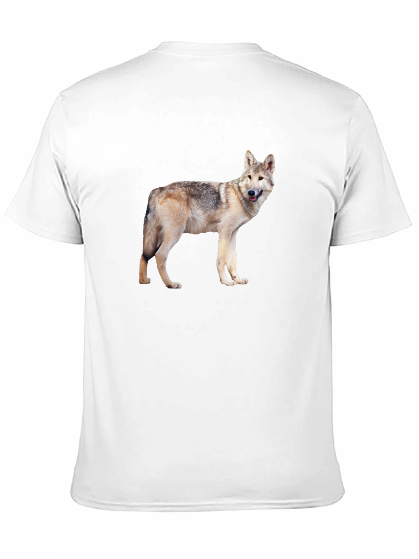 Wolf Graphic Tee - Black Casual T-Shirt