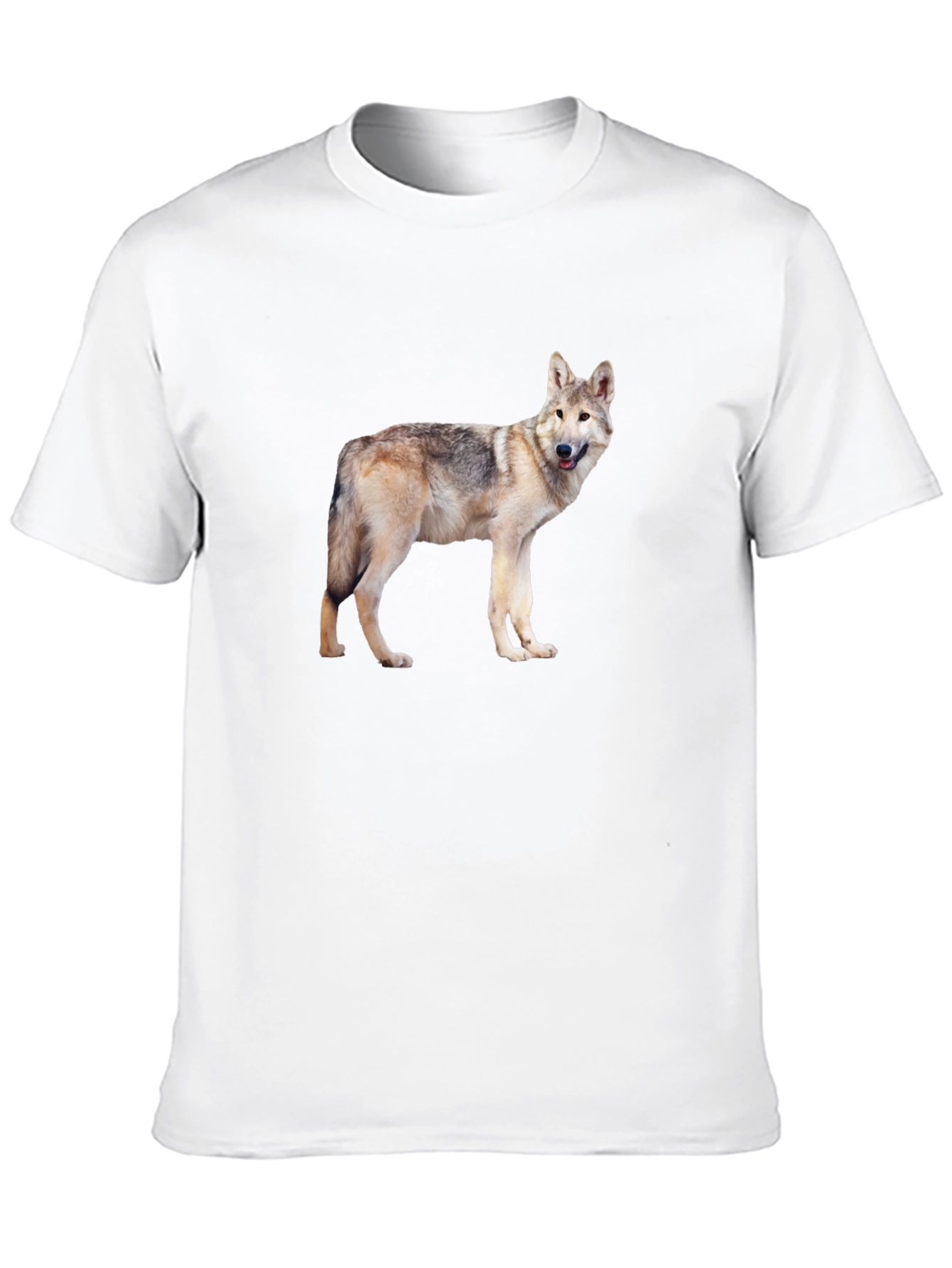 Wolf Graphic Tee - Black Casual T-Shirt