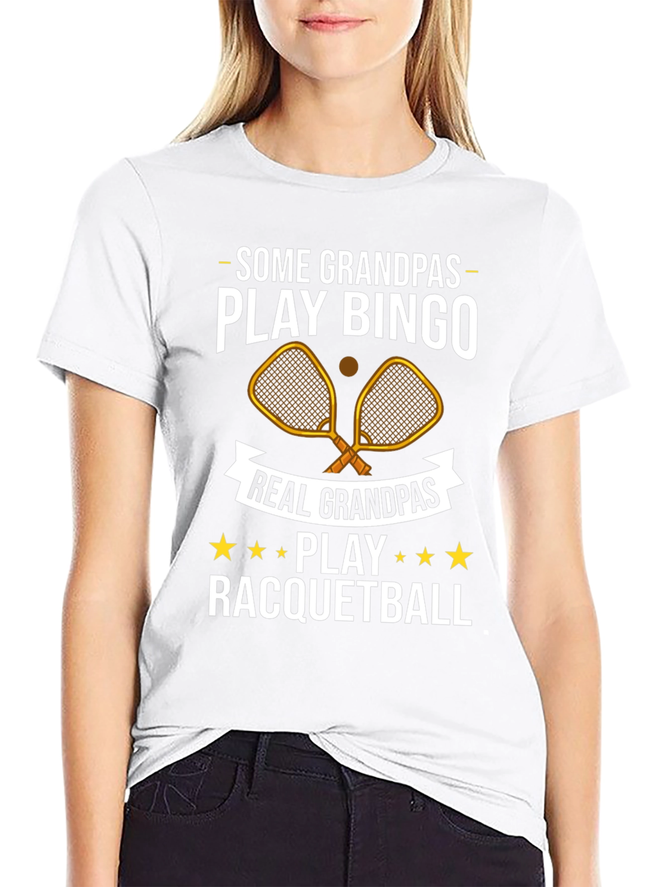 Funny Racquetball Grandpas T-Shirt