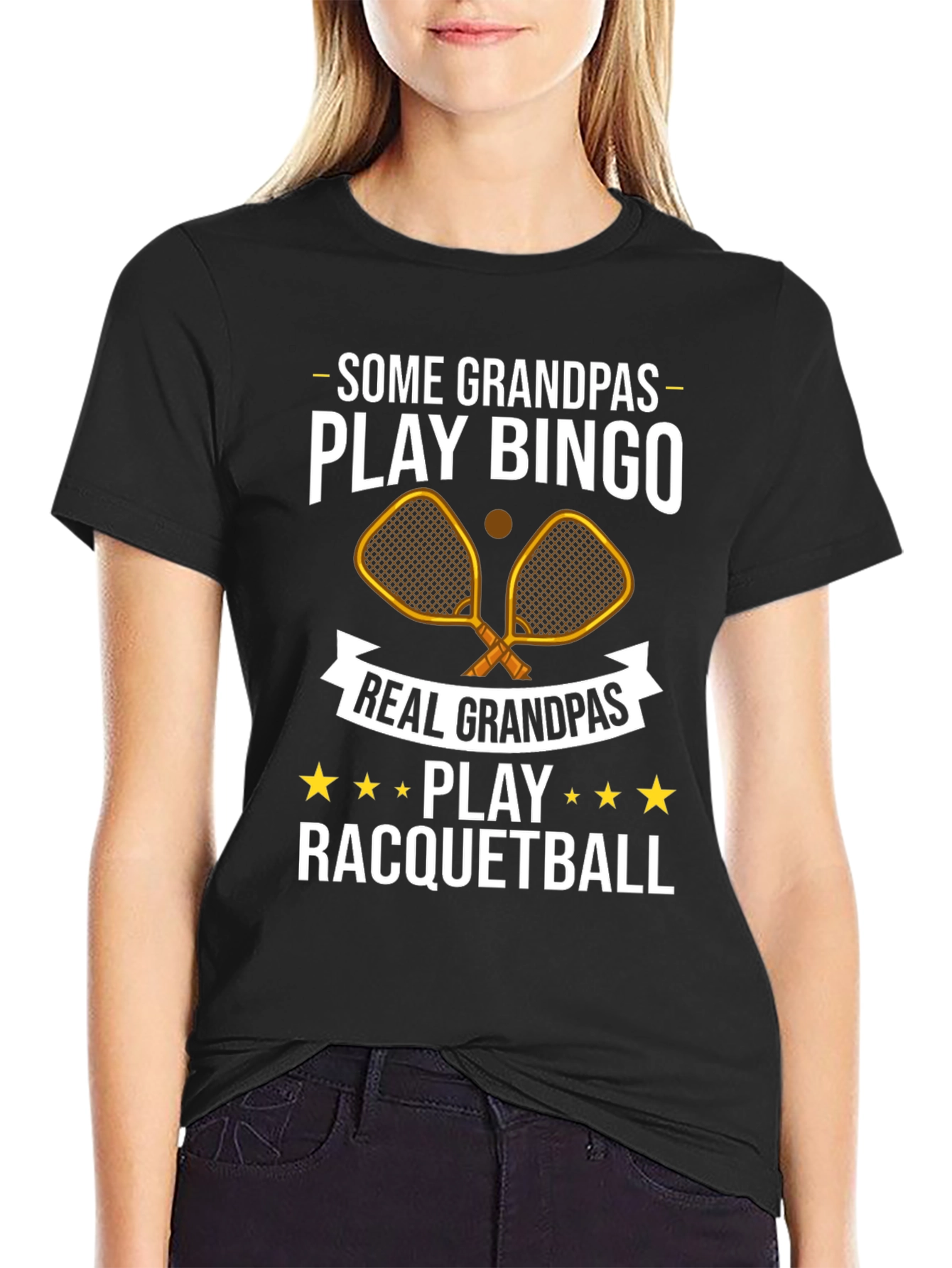 Funny Racquetball Grandpas T-Shirt