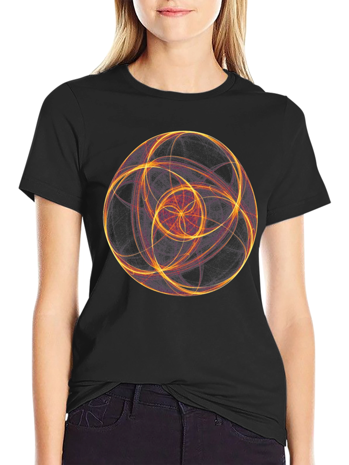 Abstract Geometric Graphic Tee - Modern Art T-Shirt