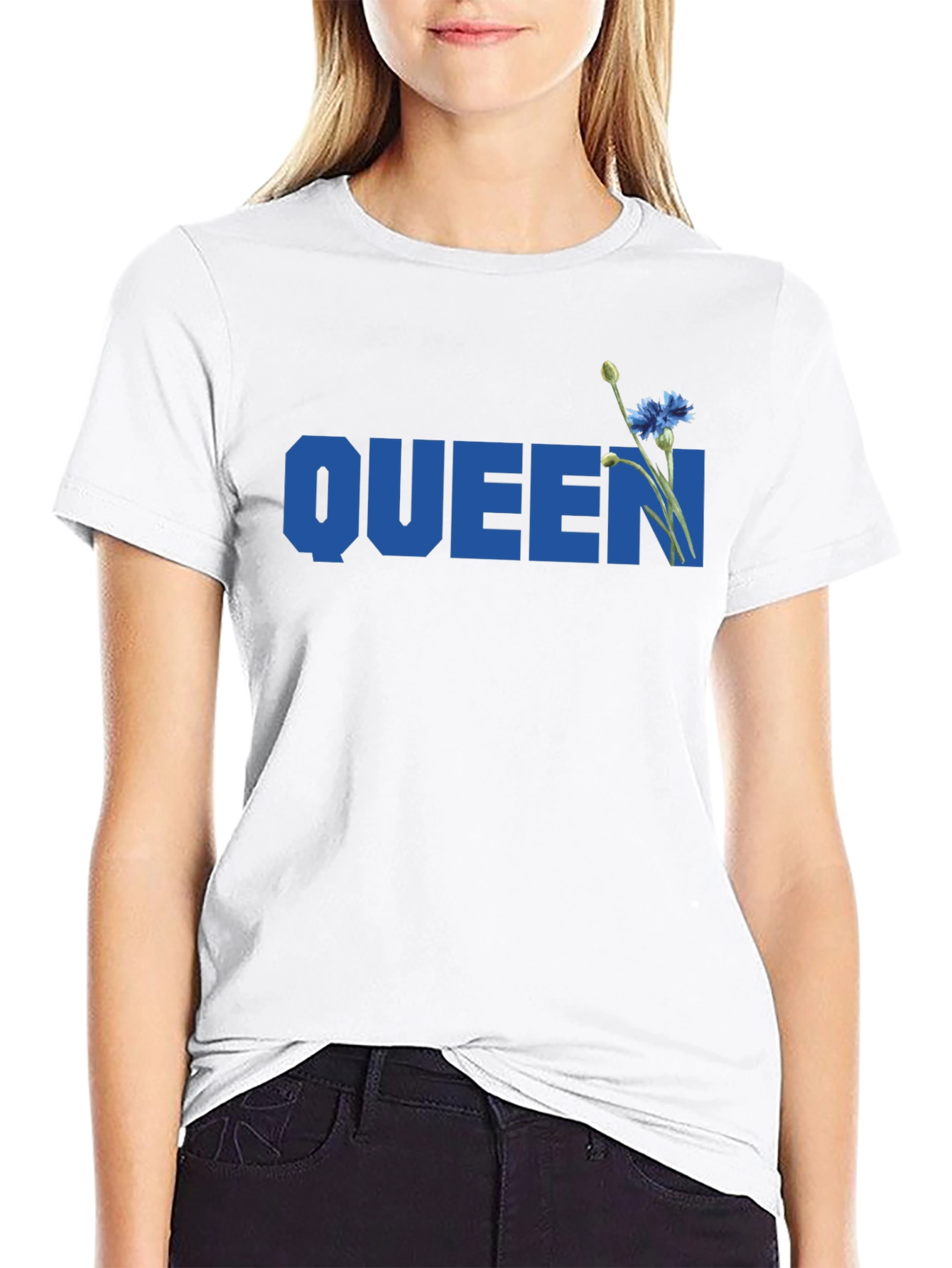 Queen Floral Graphic T-Shirt