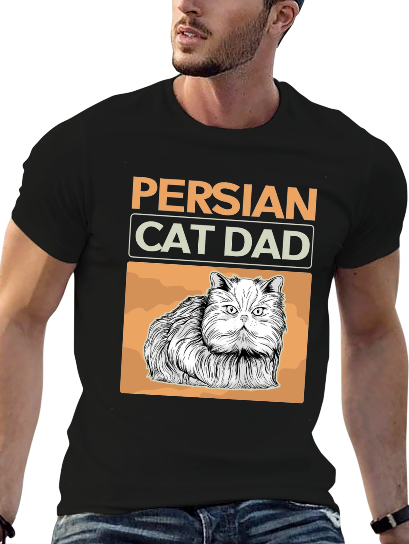 Persian Cat Dad T-Shirt