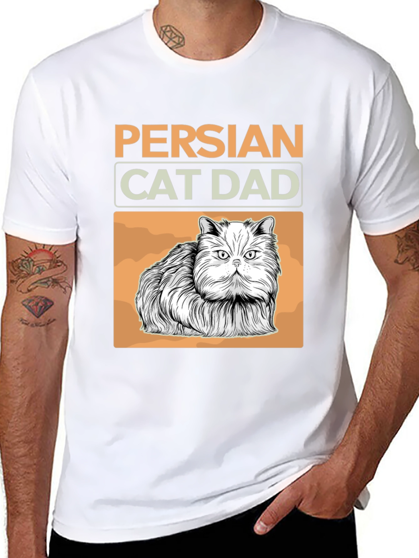 Persian Cat Dad T-Shirt