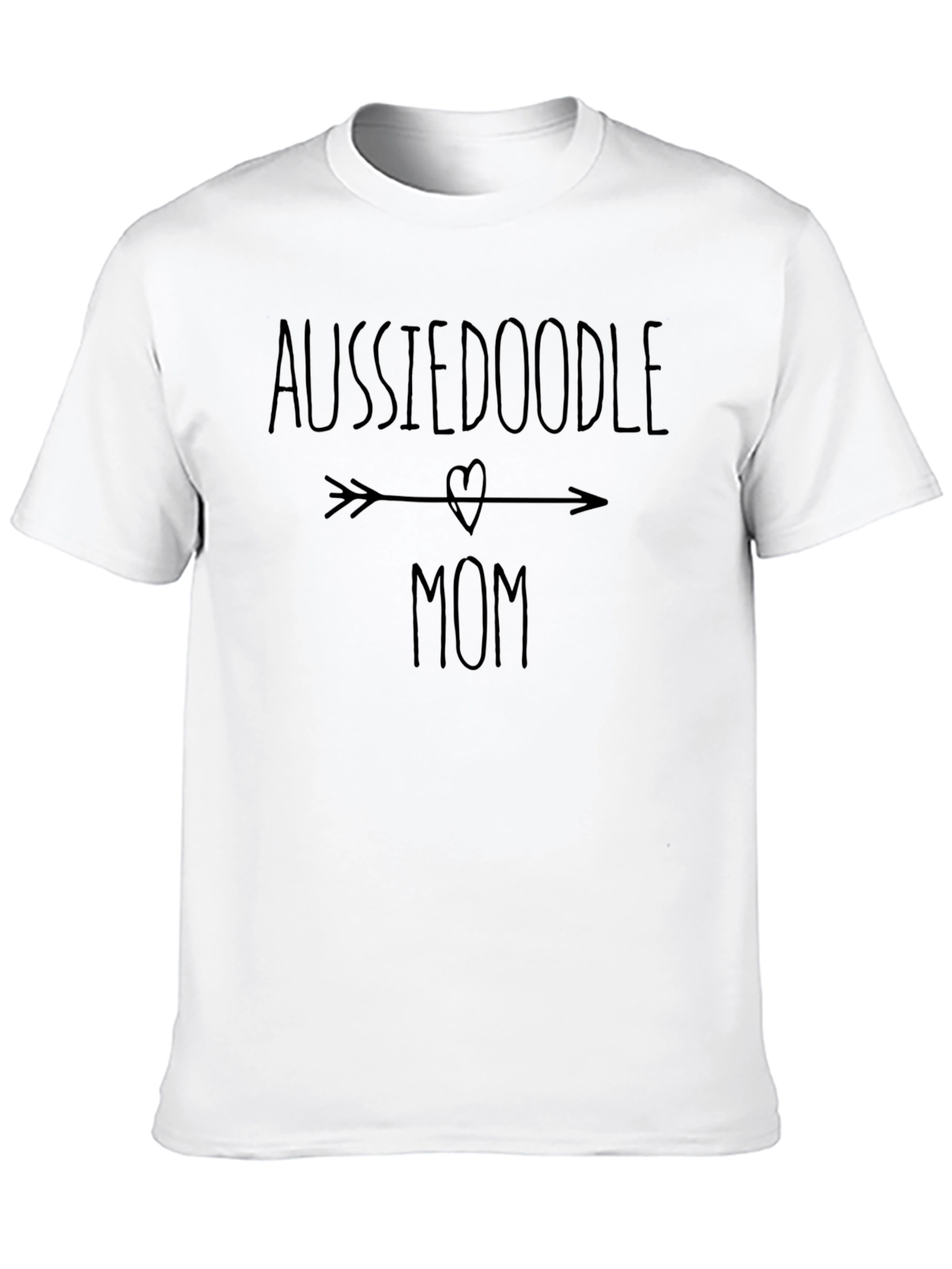 Aussiedoodle Mom T-Shirt Dog Lover Tee Casual Wear