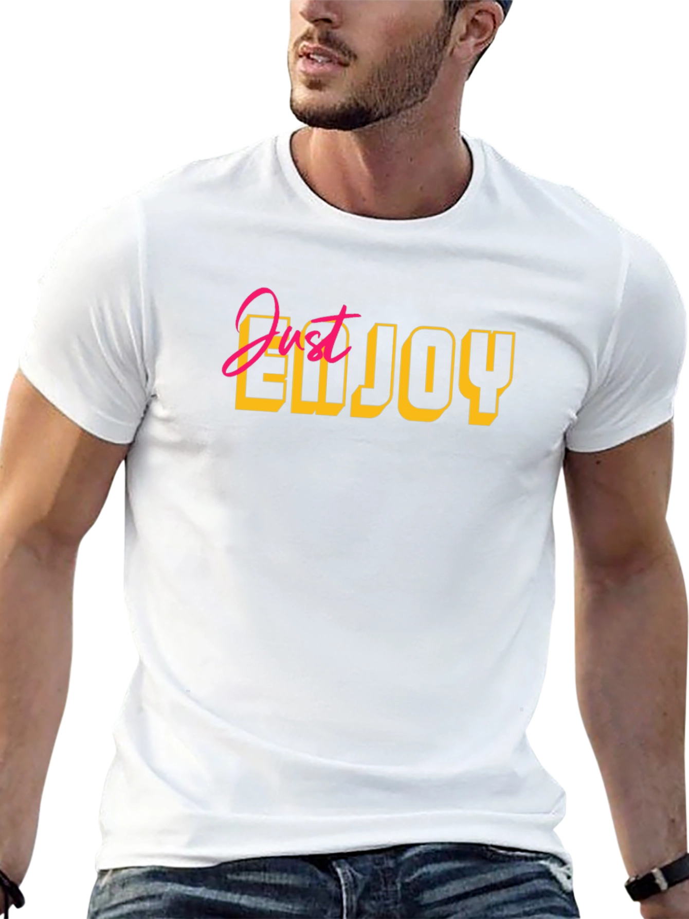 Just Enjoy Graphic Tee - Relaxed Fit