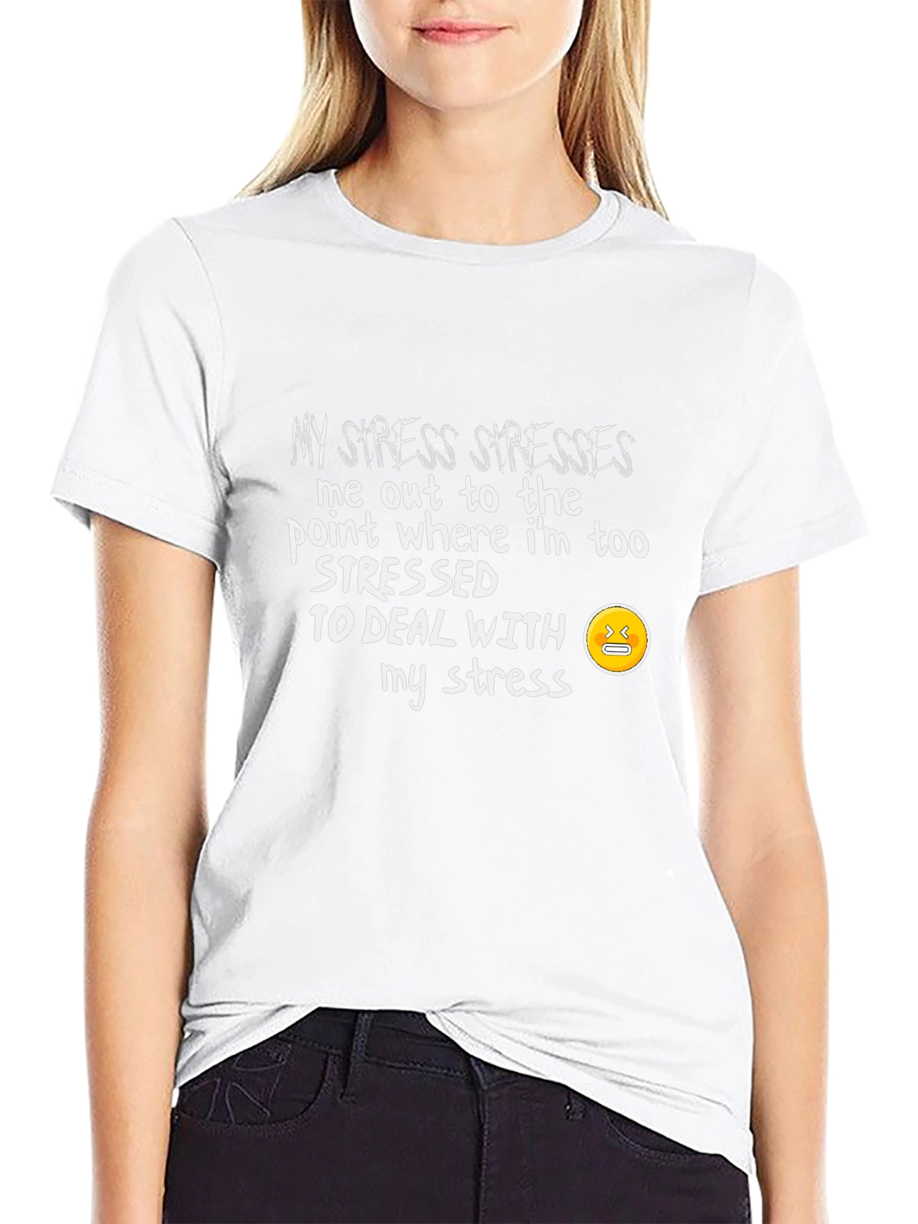 Funny Stress Graphic T-Shirt