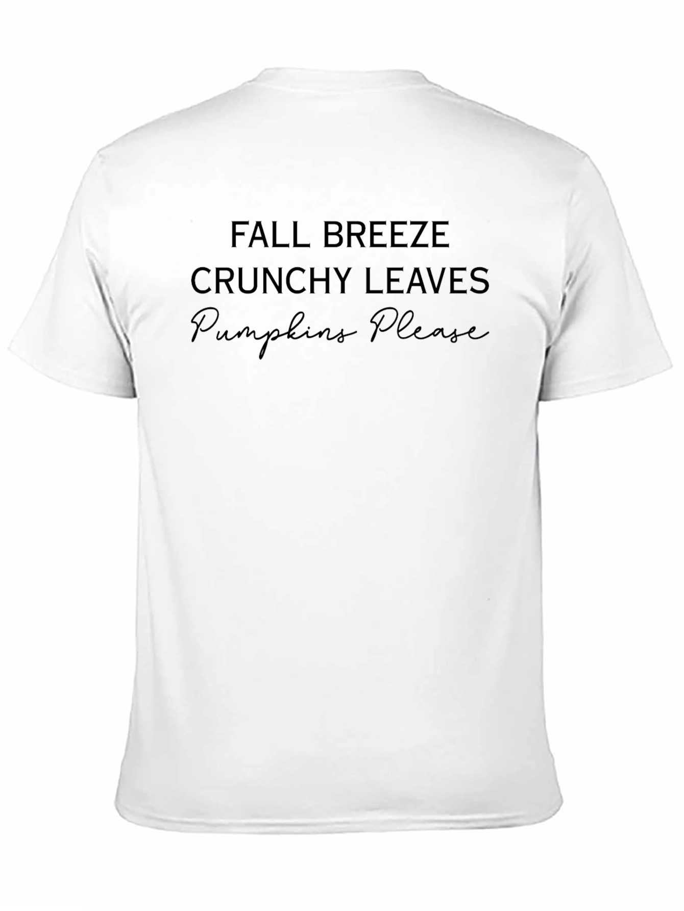 Fall Breeze Crunchy Leaves Pumpkins Please T-Shirt