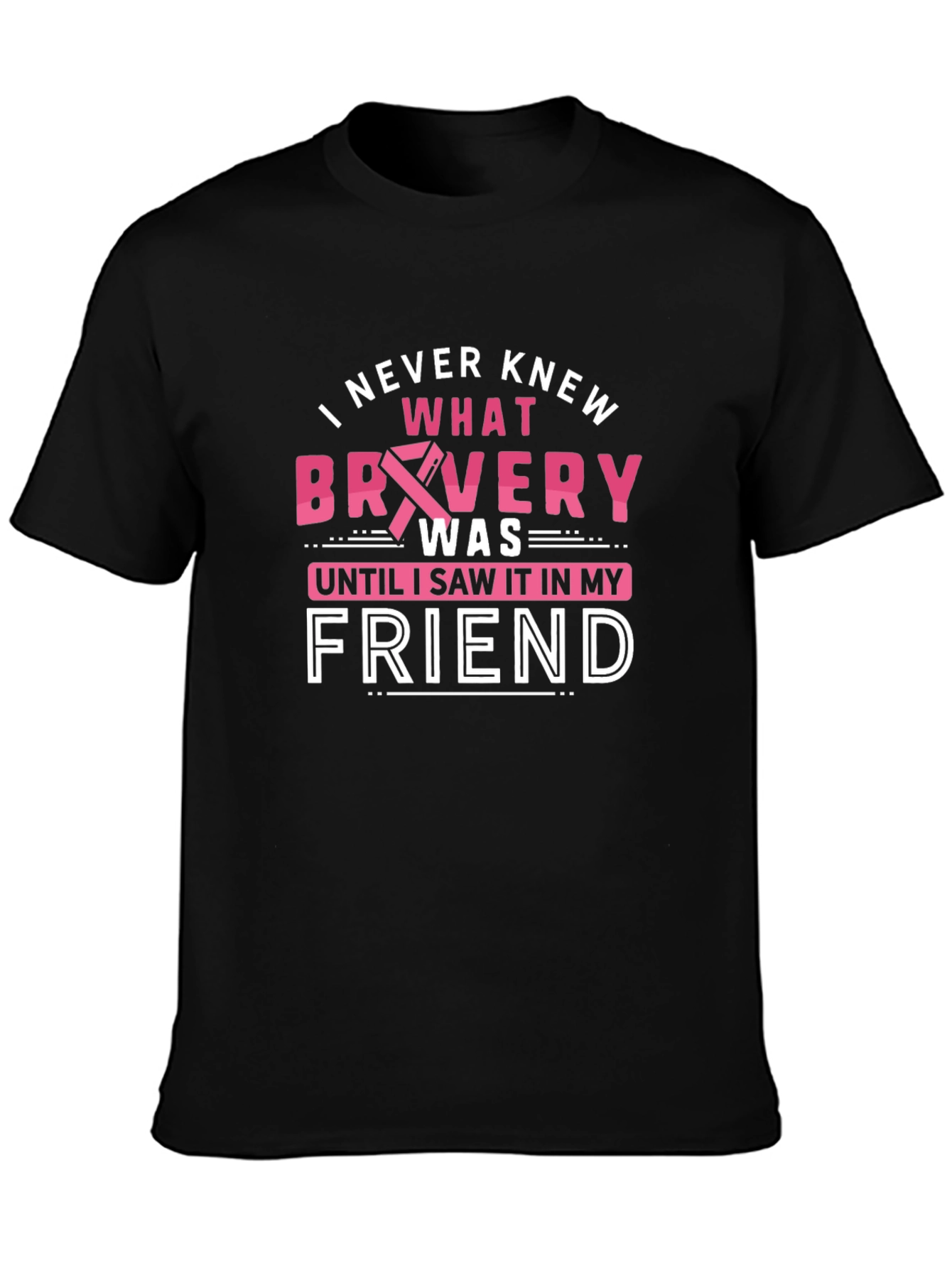 Bravery Breast Cancer Awareness T-Shirt