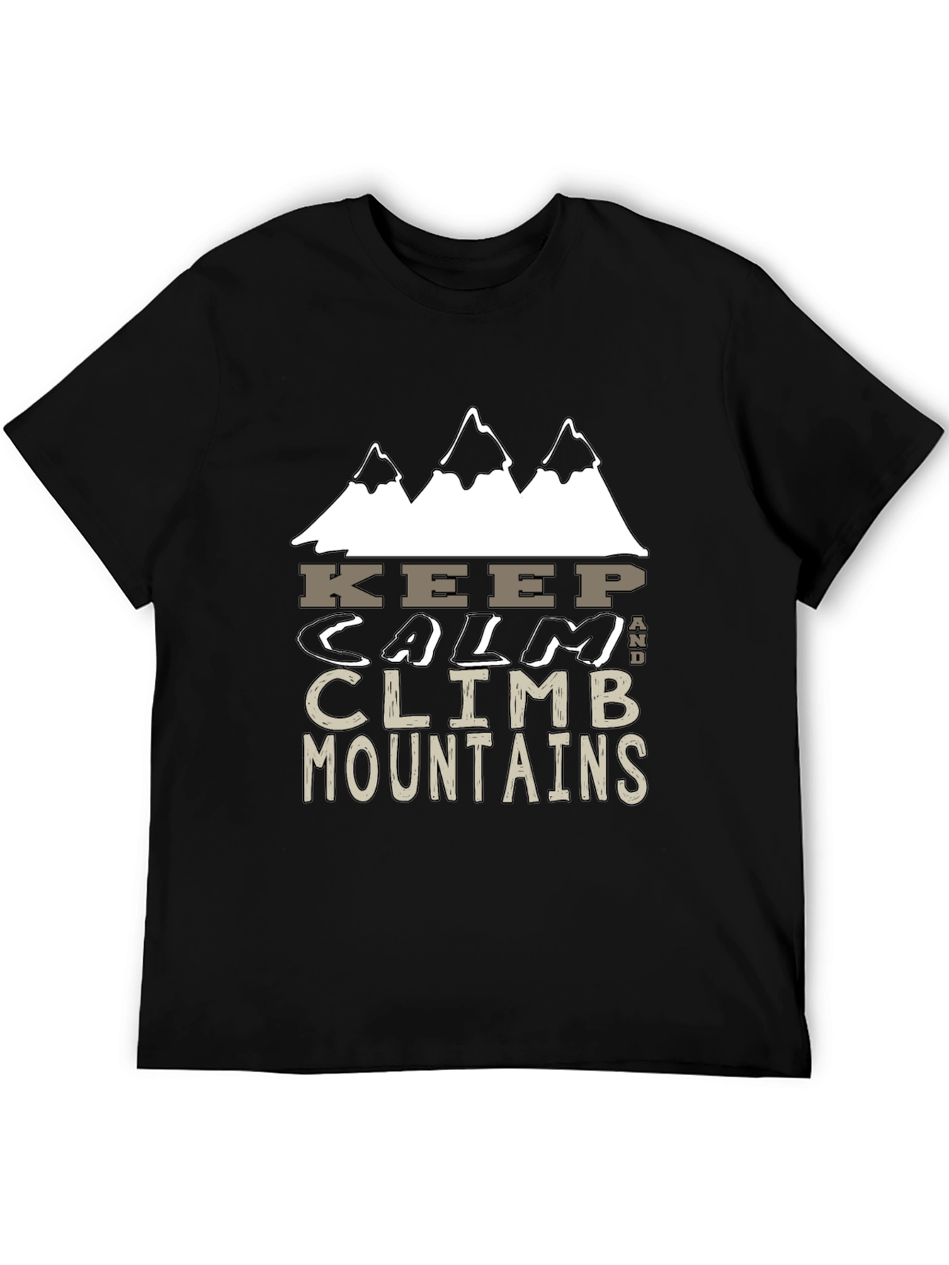 Keep Calm and Climb Mountains Graphic Tee