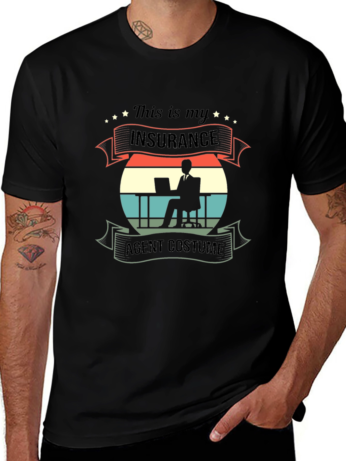 Insurance Agent Costume T-Shirt - Funny Career Tee