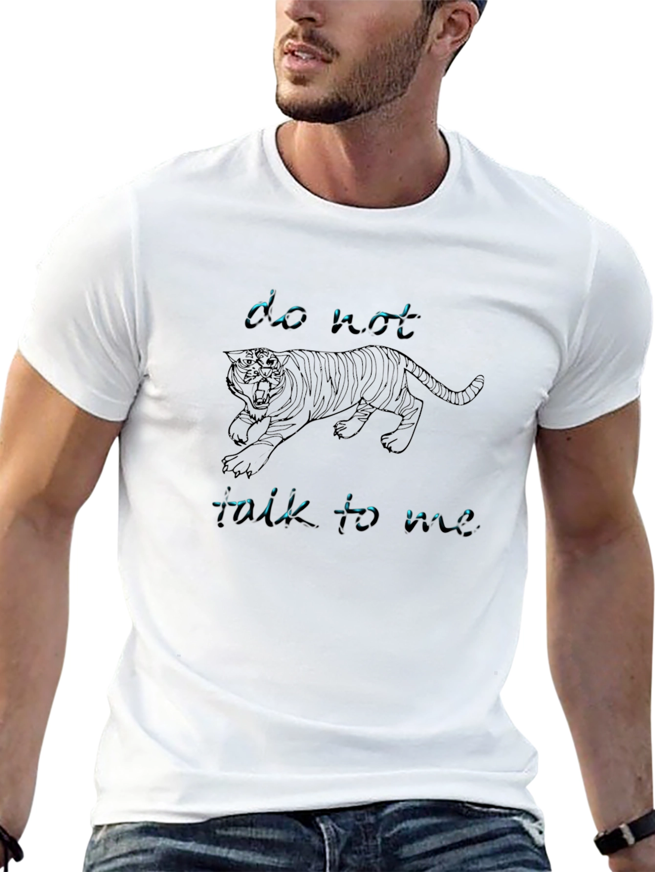 Do Not Talk To Me Tiger Graphic Tee