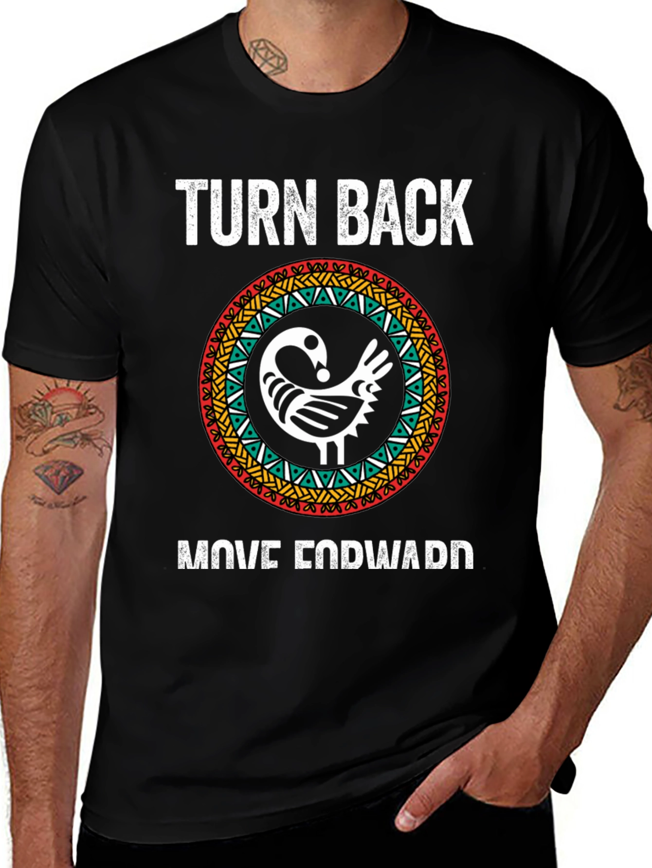 Turn Back Move Forward Graphic Tee