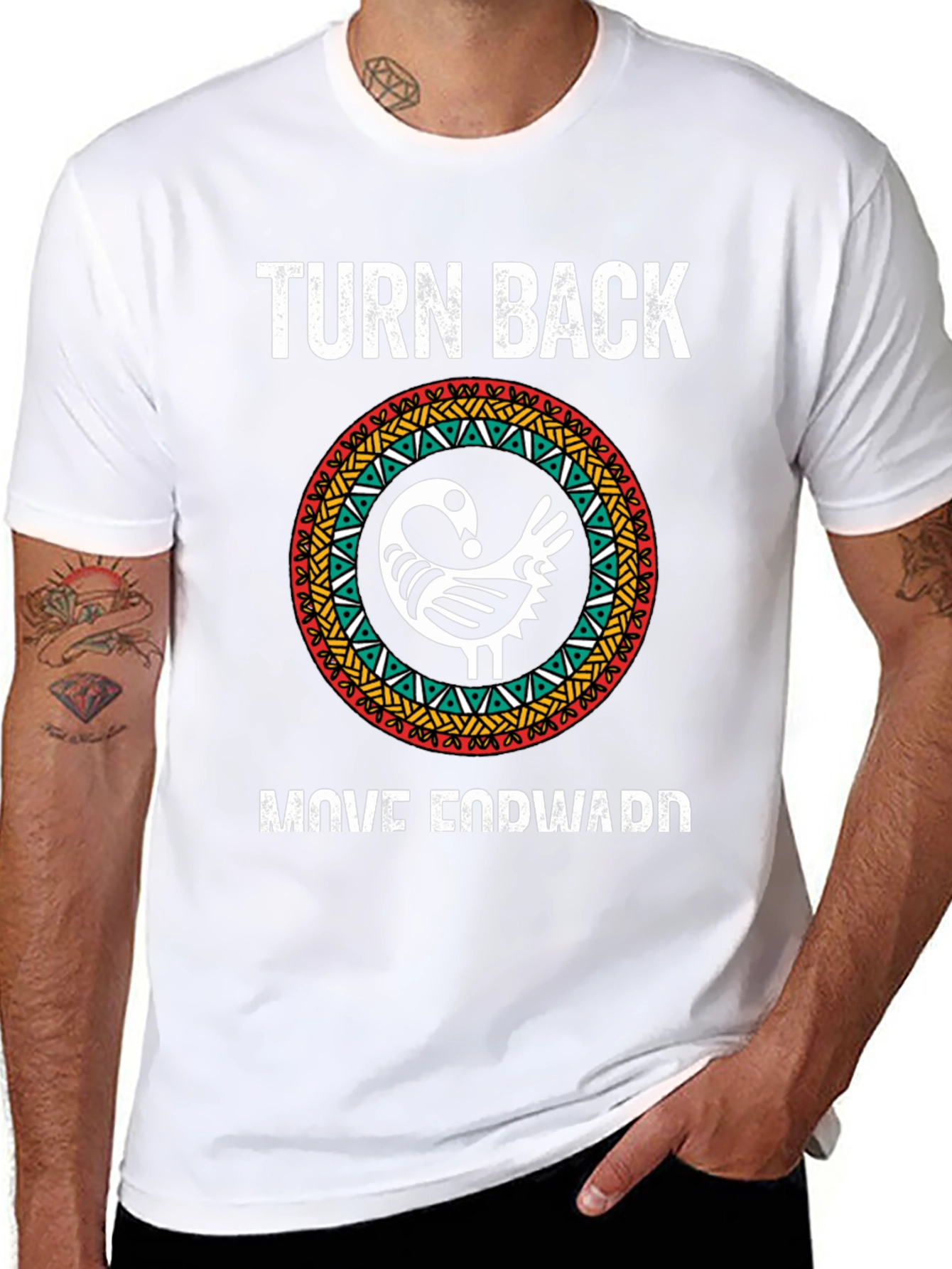 Turn Back Move Forward Graphic Tee