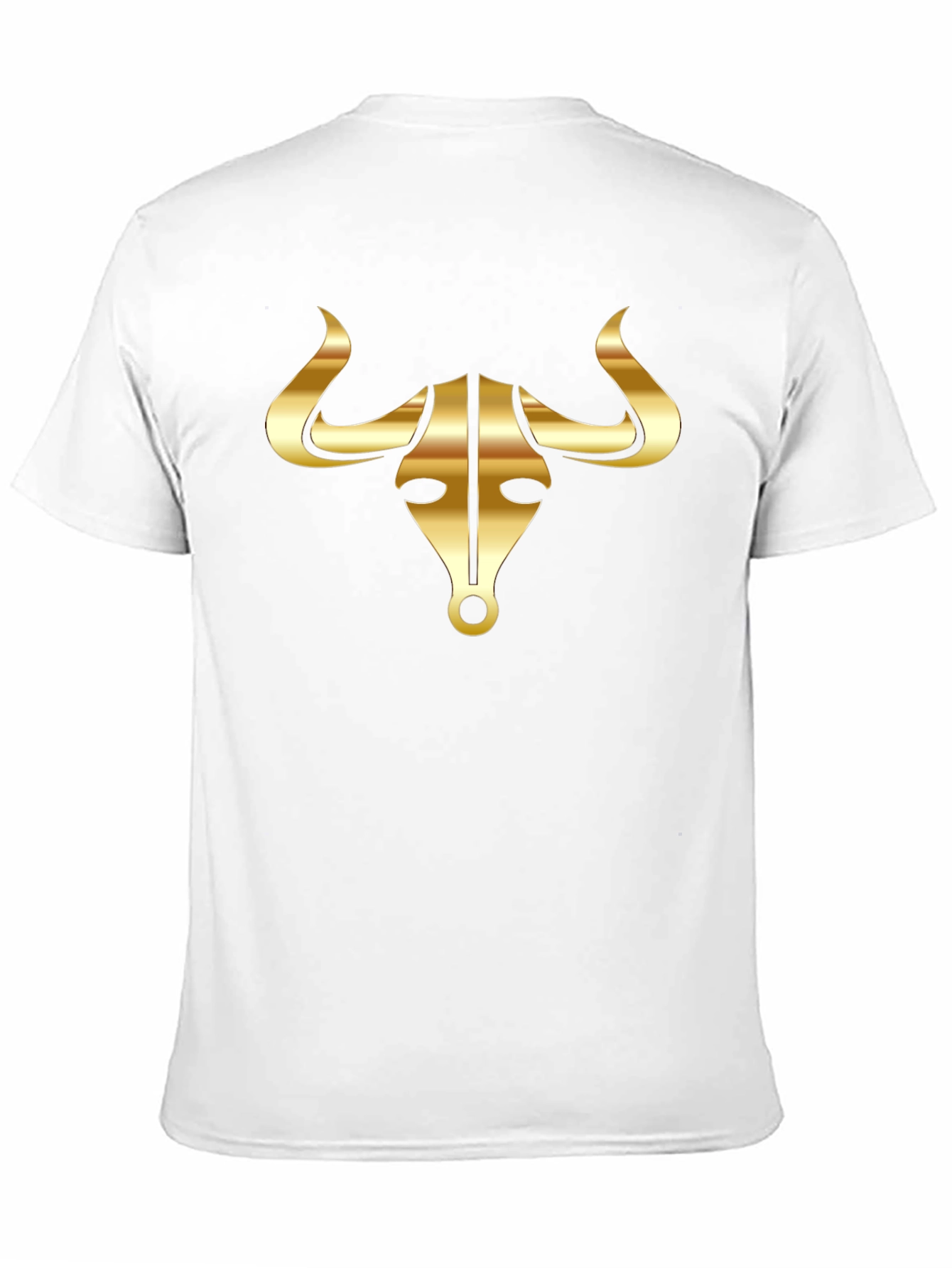 Gold Bull Graphic Black T-Shirt