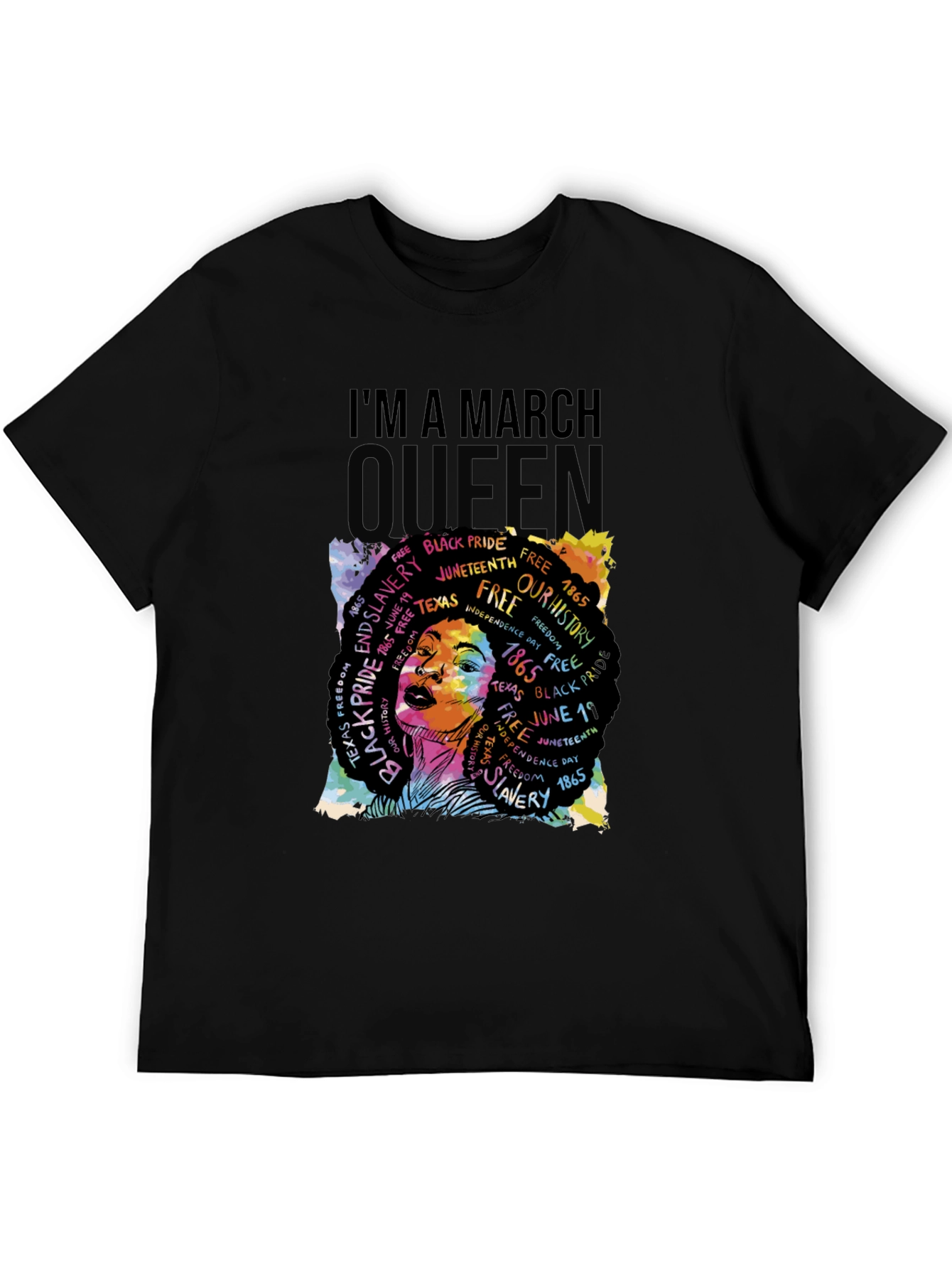 March Queen Black Pride Graphic Tee