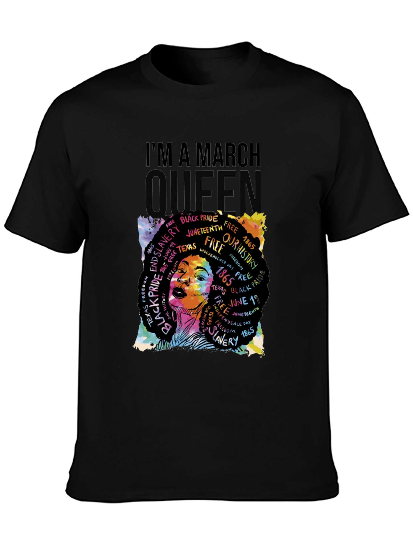 March Queen Black Pride Graphic Tee