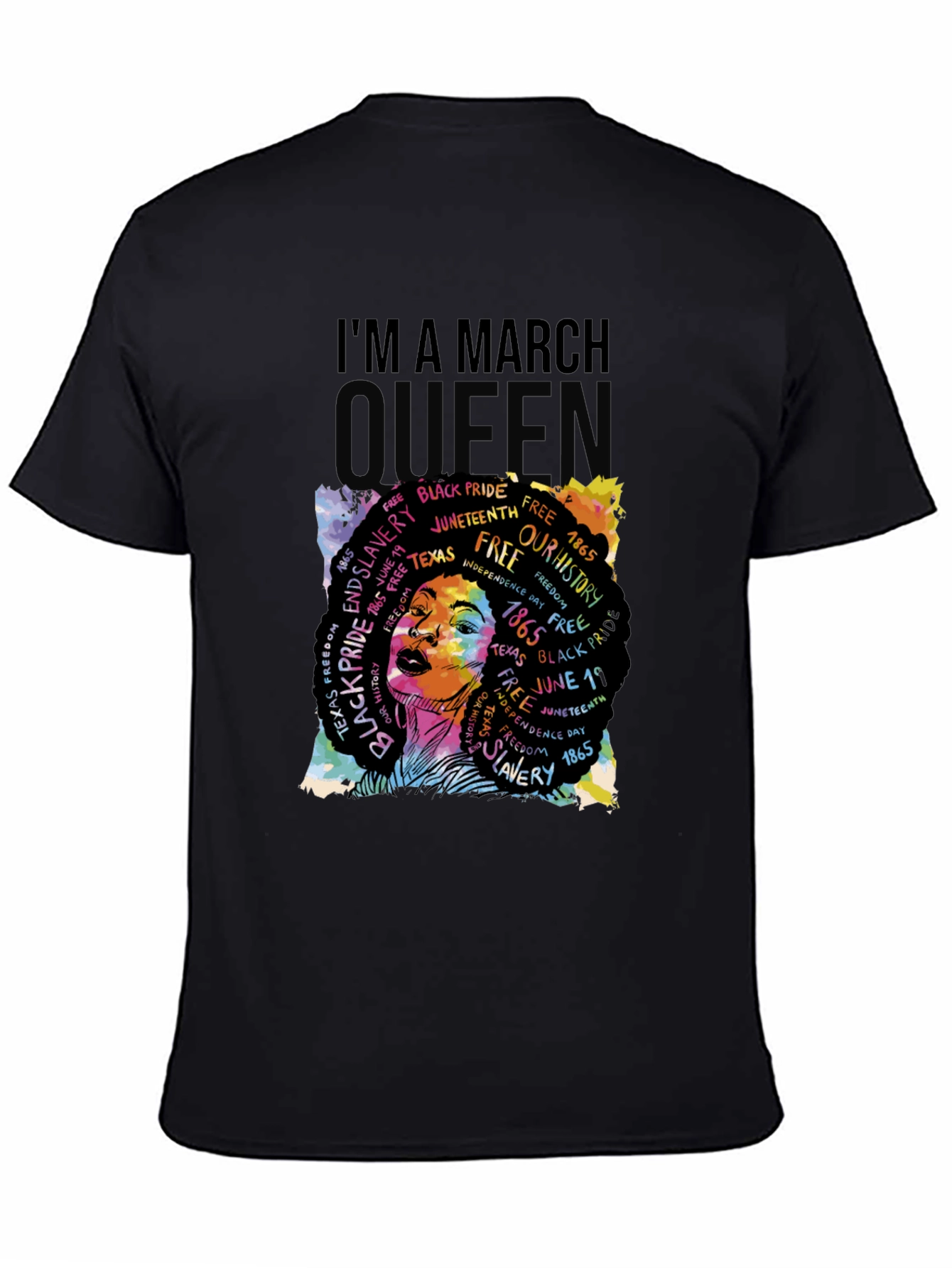 March Queen Black Pride Graphic Tee