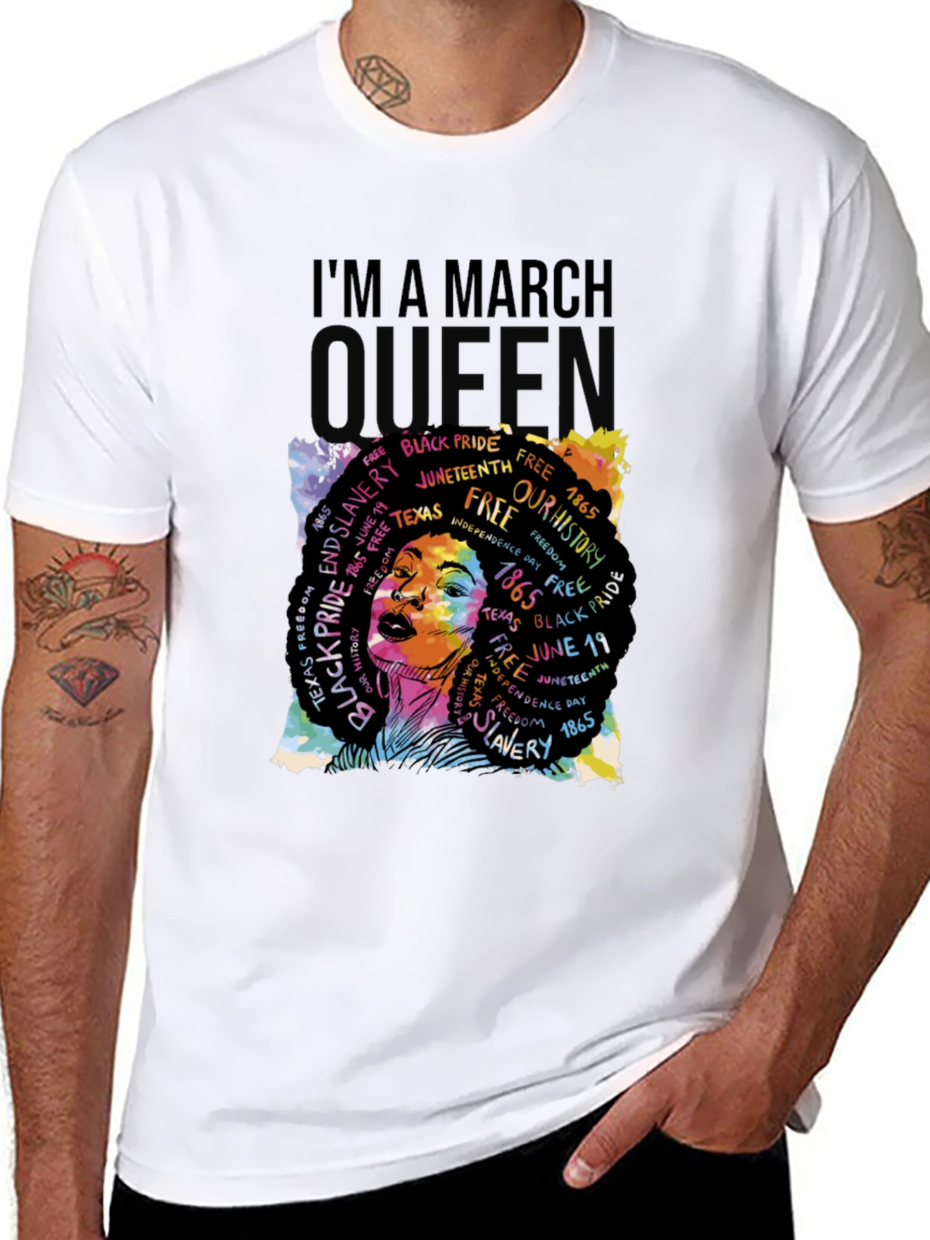 March Queen Black Pride Graphic Tee