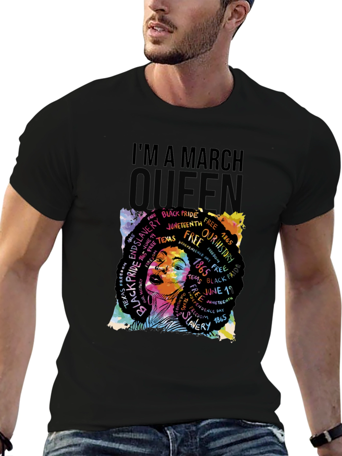 March Queen Black Pride Graphic Tee