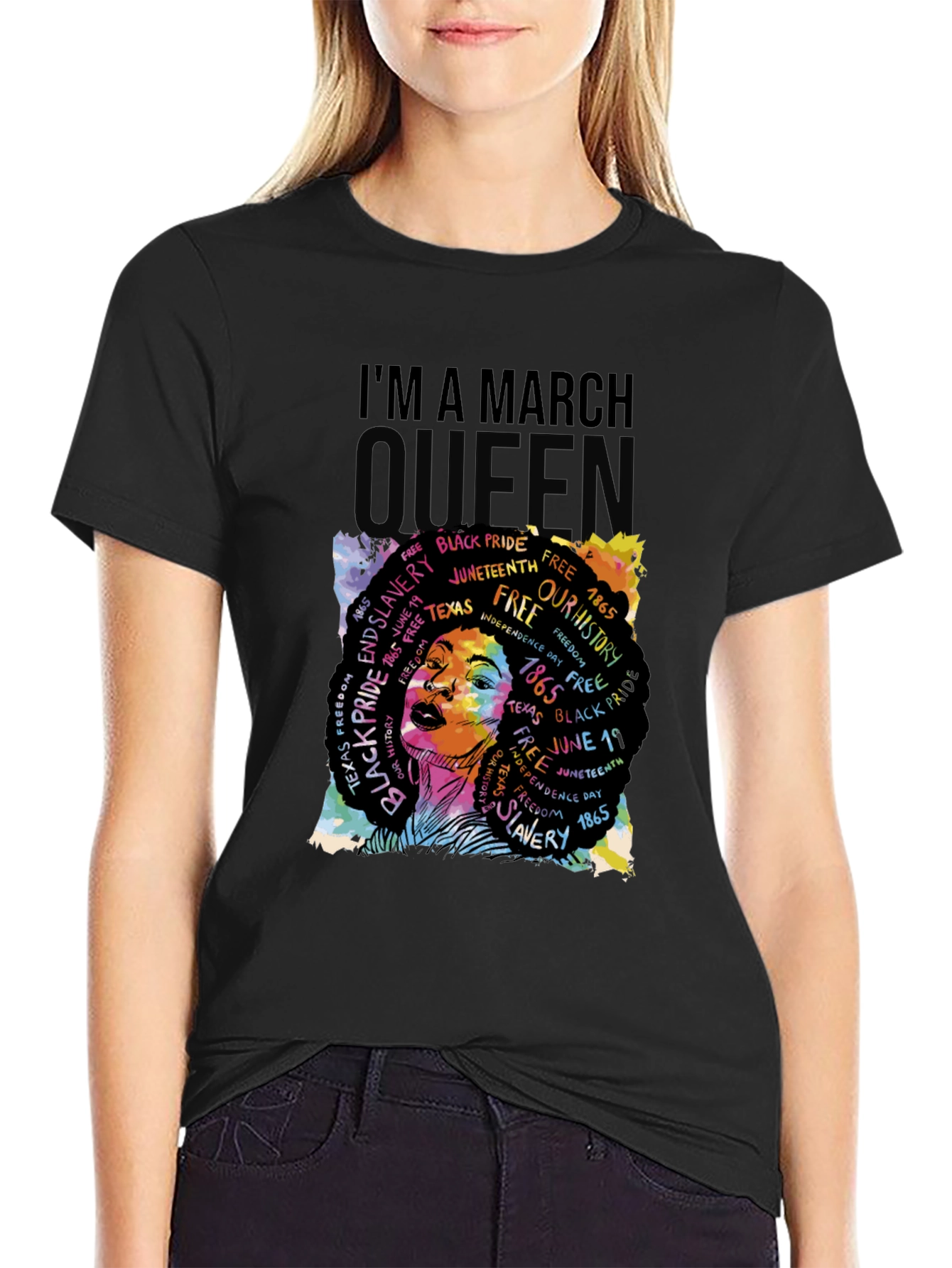 March Queen Black Pride Graphic Tee