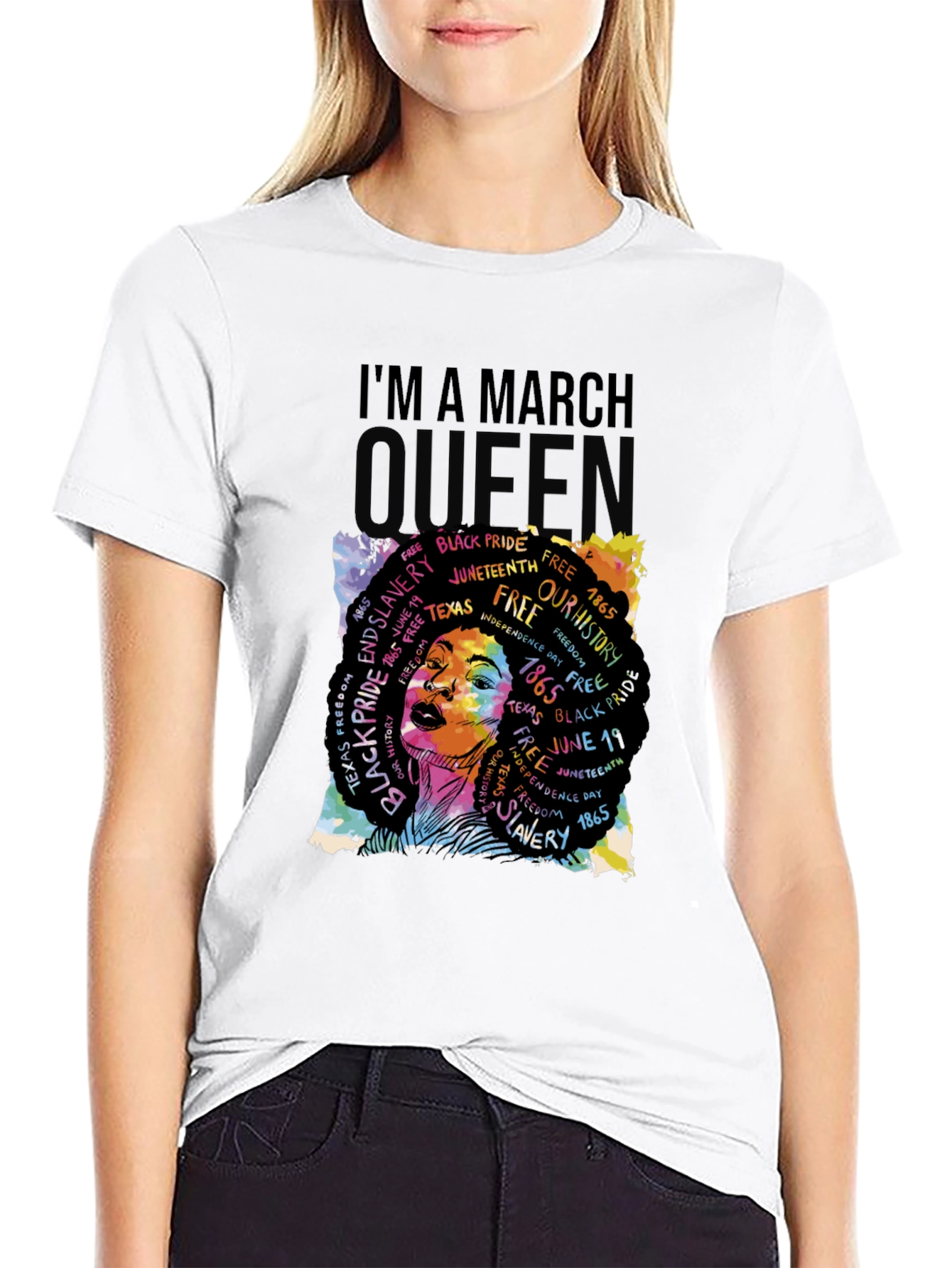 March Queen Black Pride Graphic Tee