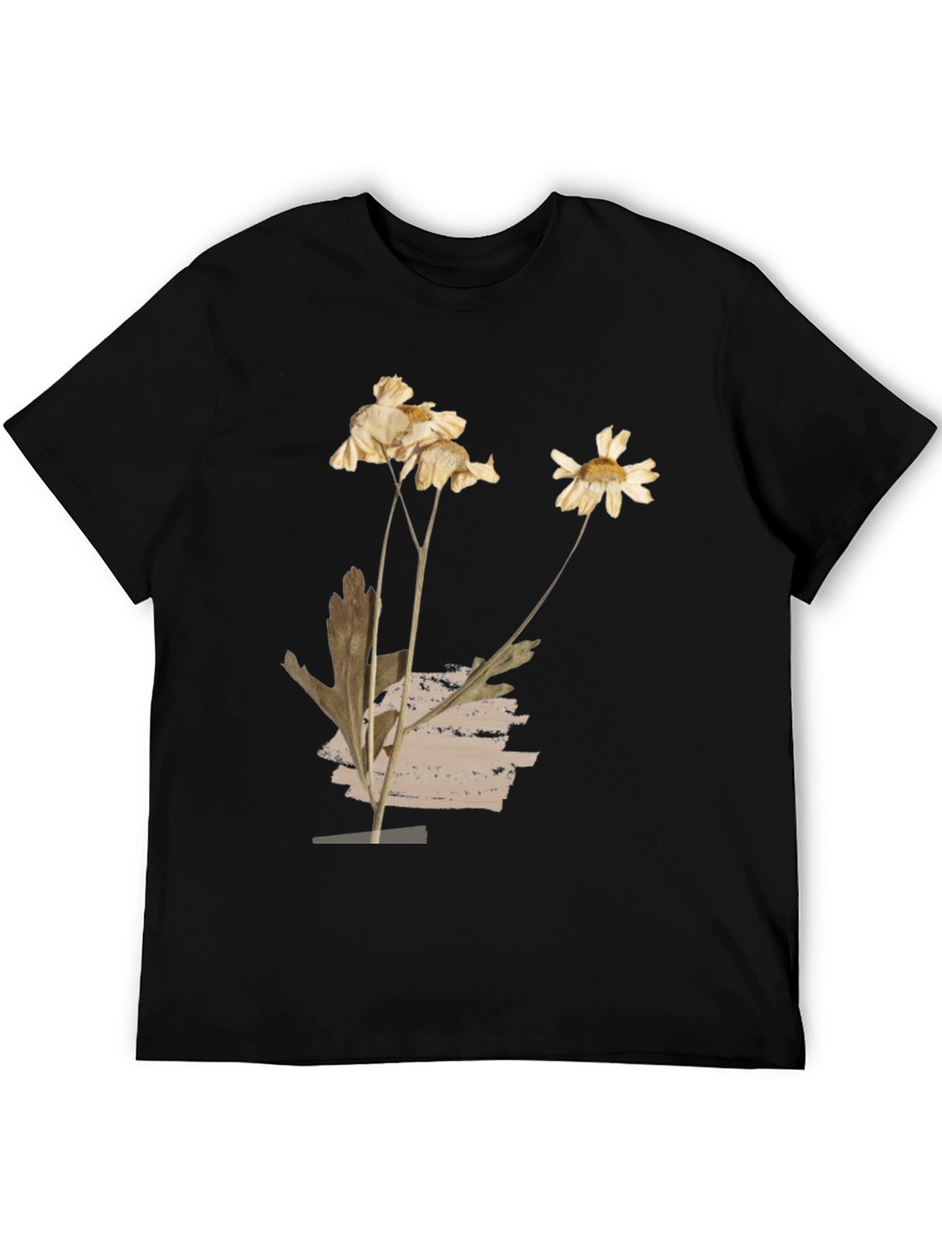 Floral Botanical Print Crew Neck T-Shirt