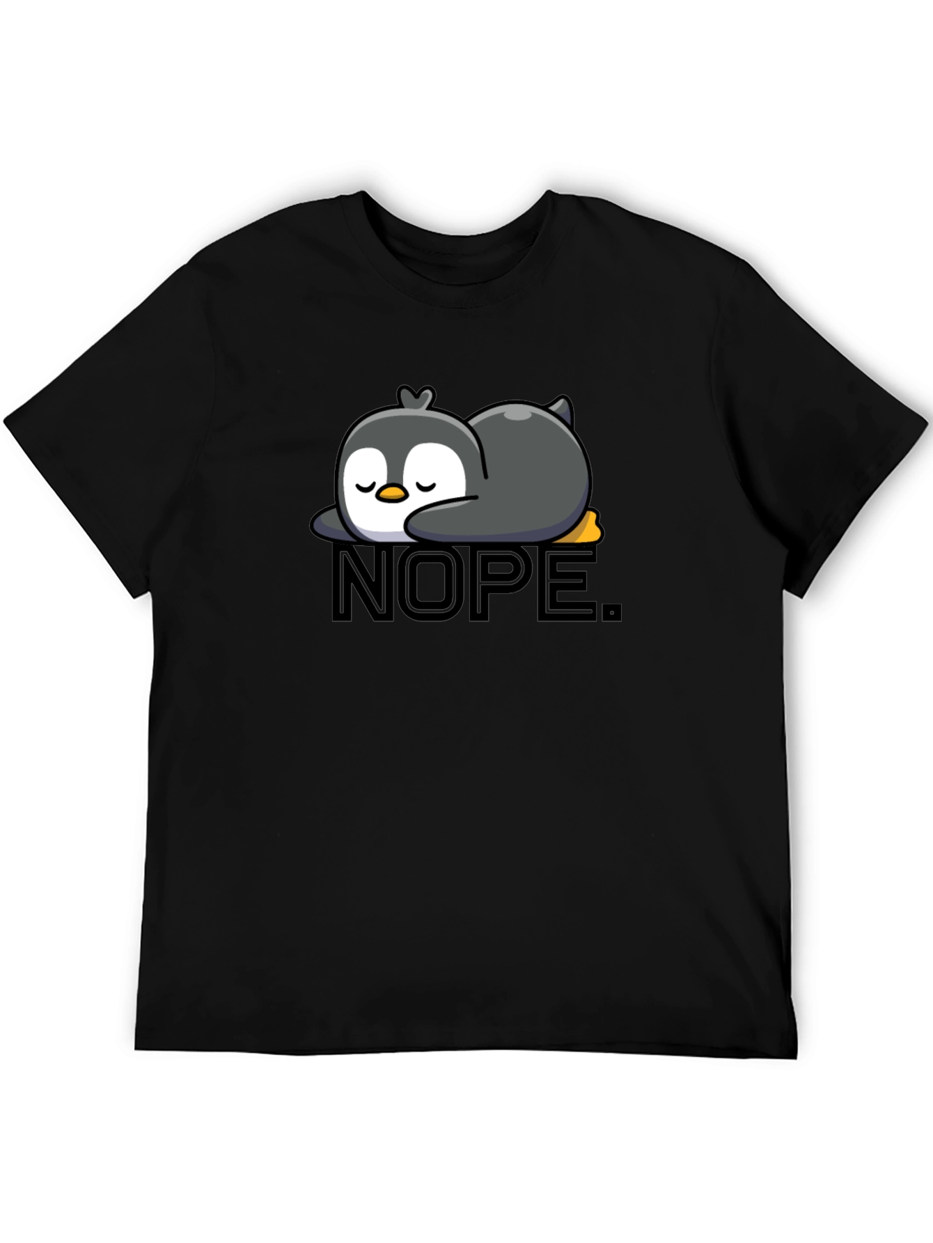 Nope Penguin T-Shirt - Relaxed Fit
