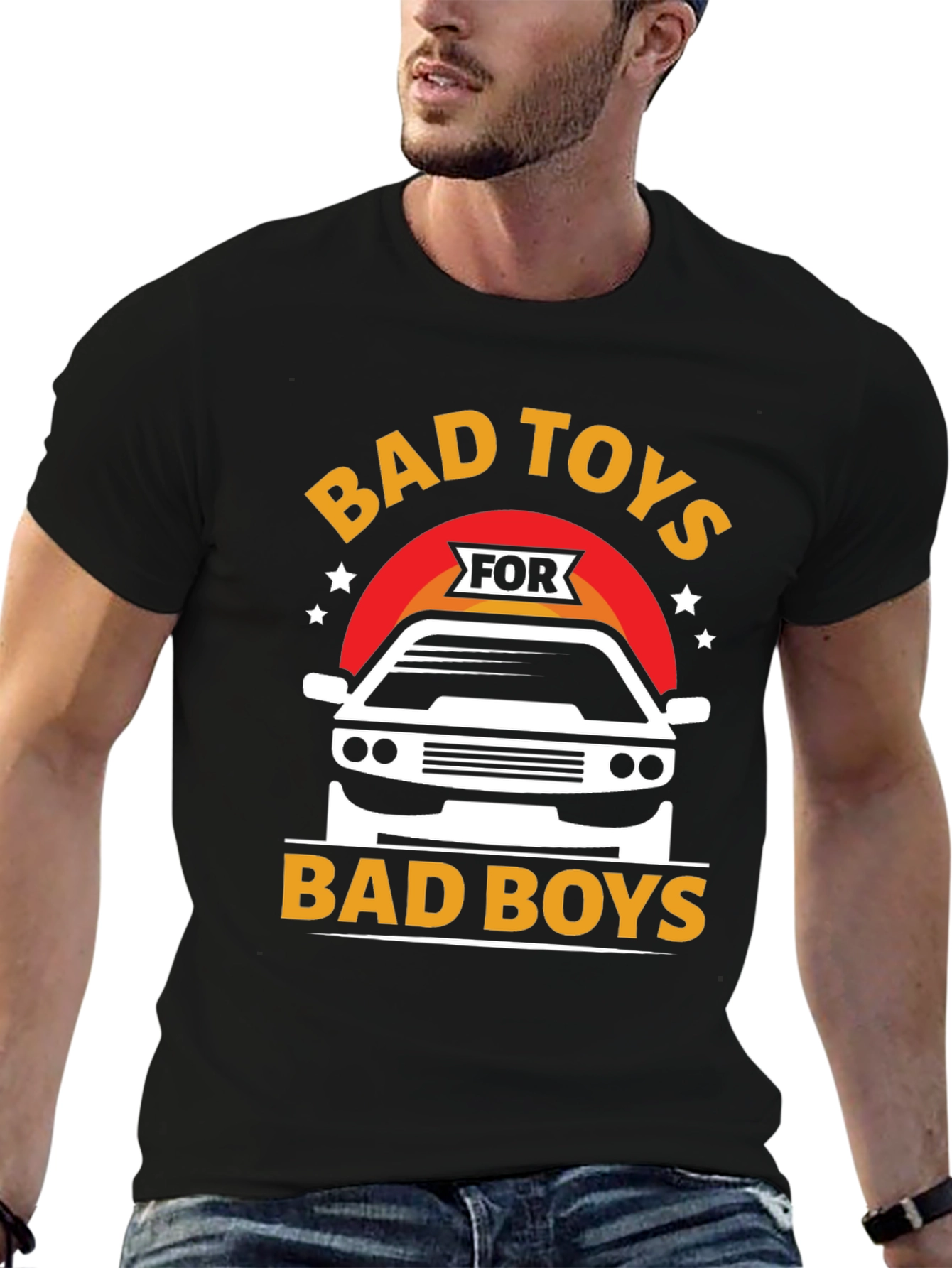 Bad Toys for Bad Boys T-Shirt: Car Design