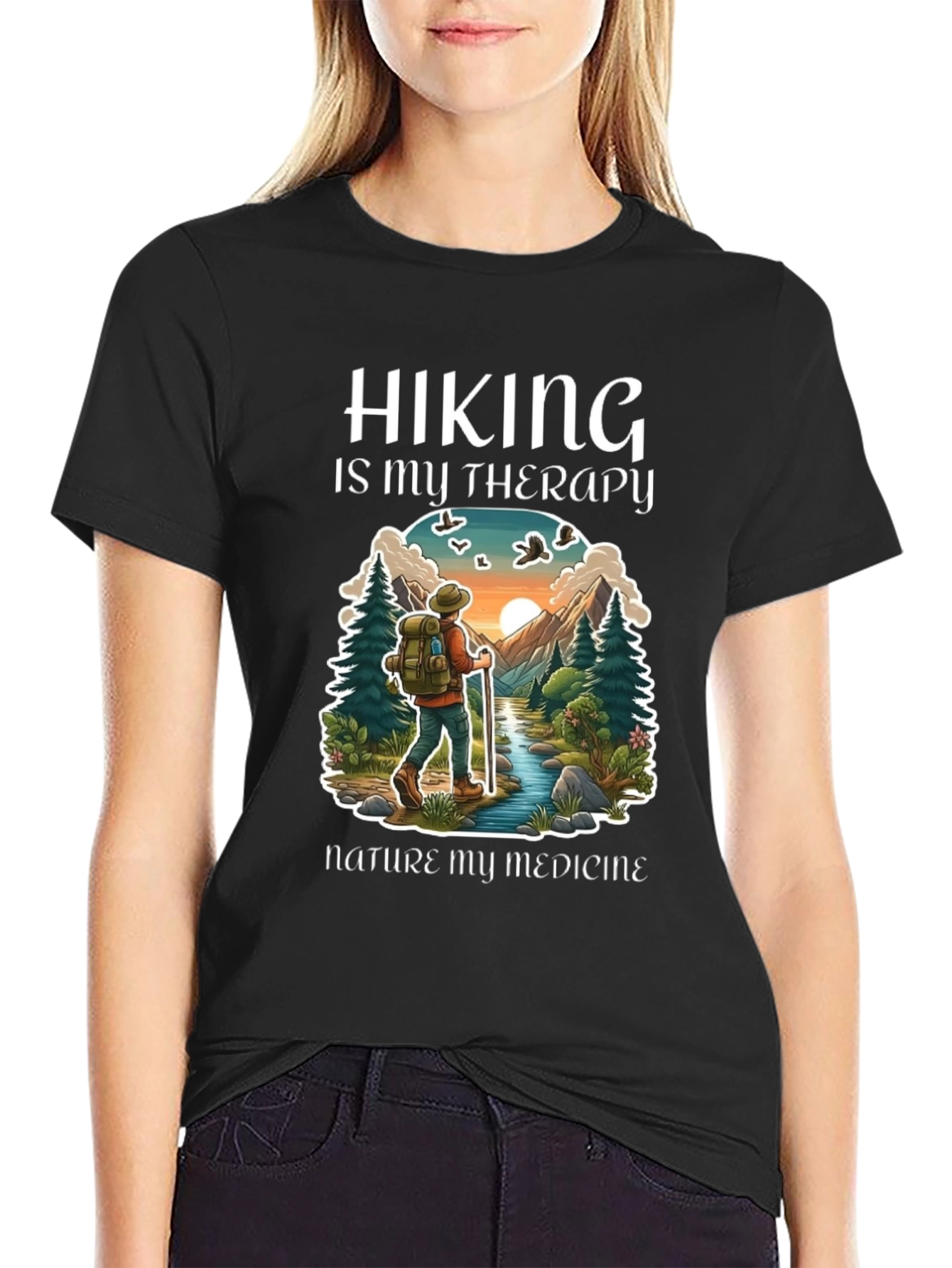 Hiking is My Therapy T-Shirt