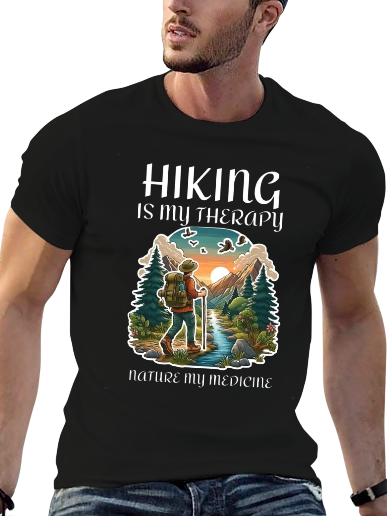 Hiking is My Therapy T-Shirt
