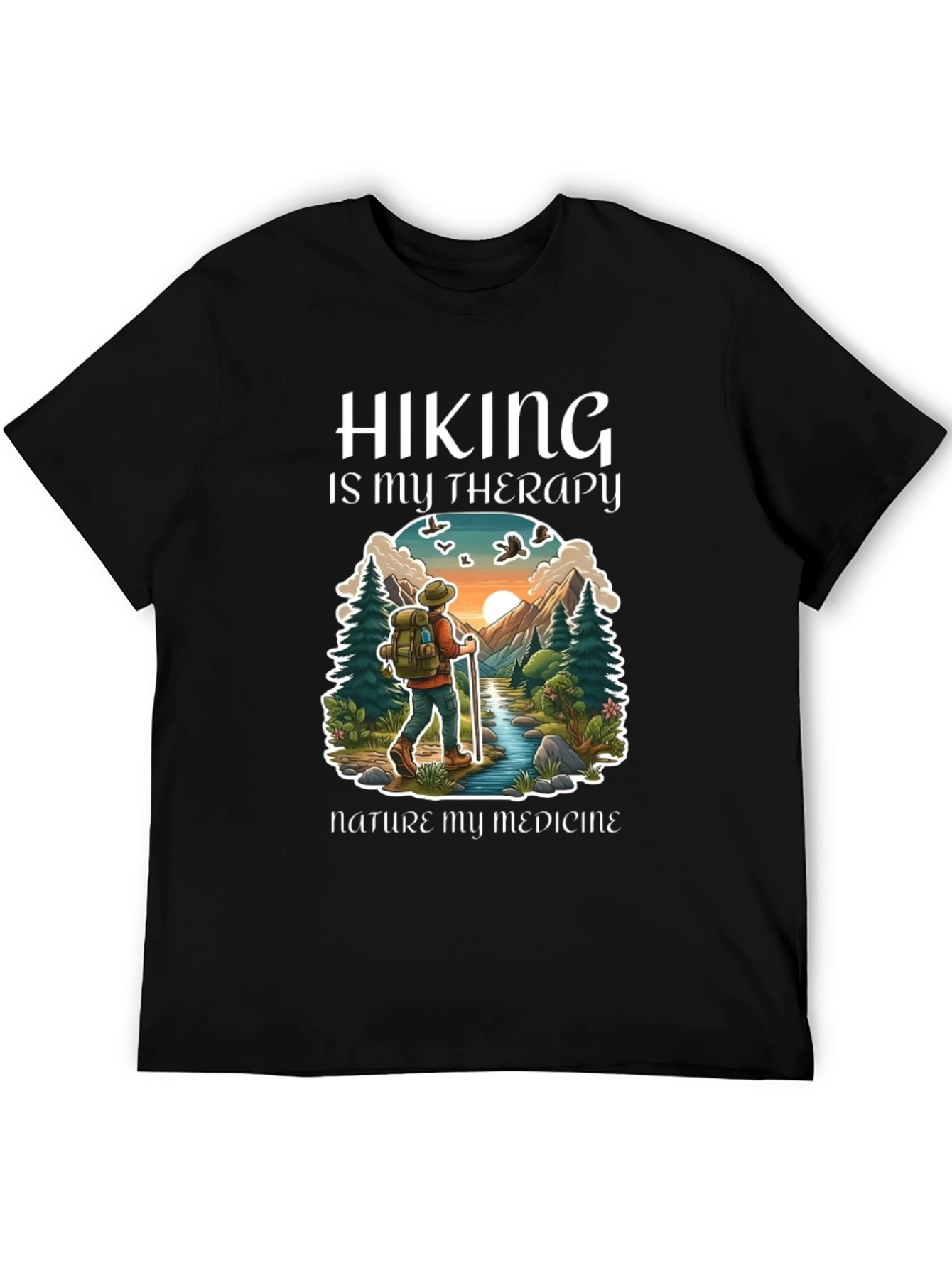 Hiking is My Therapy T-Shirt
