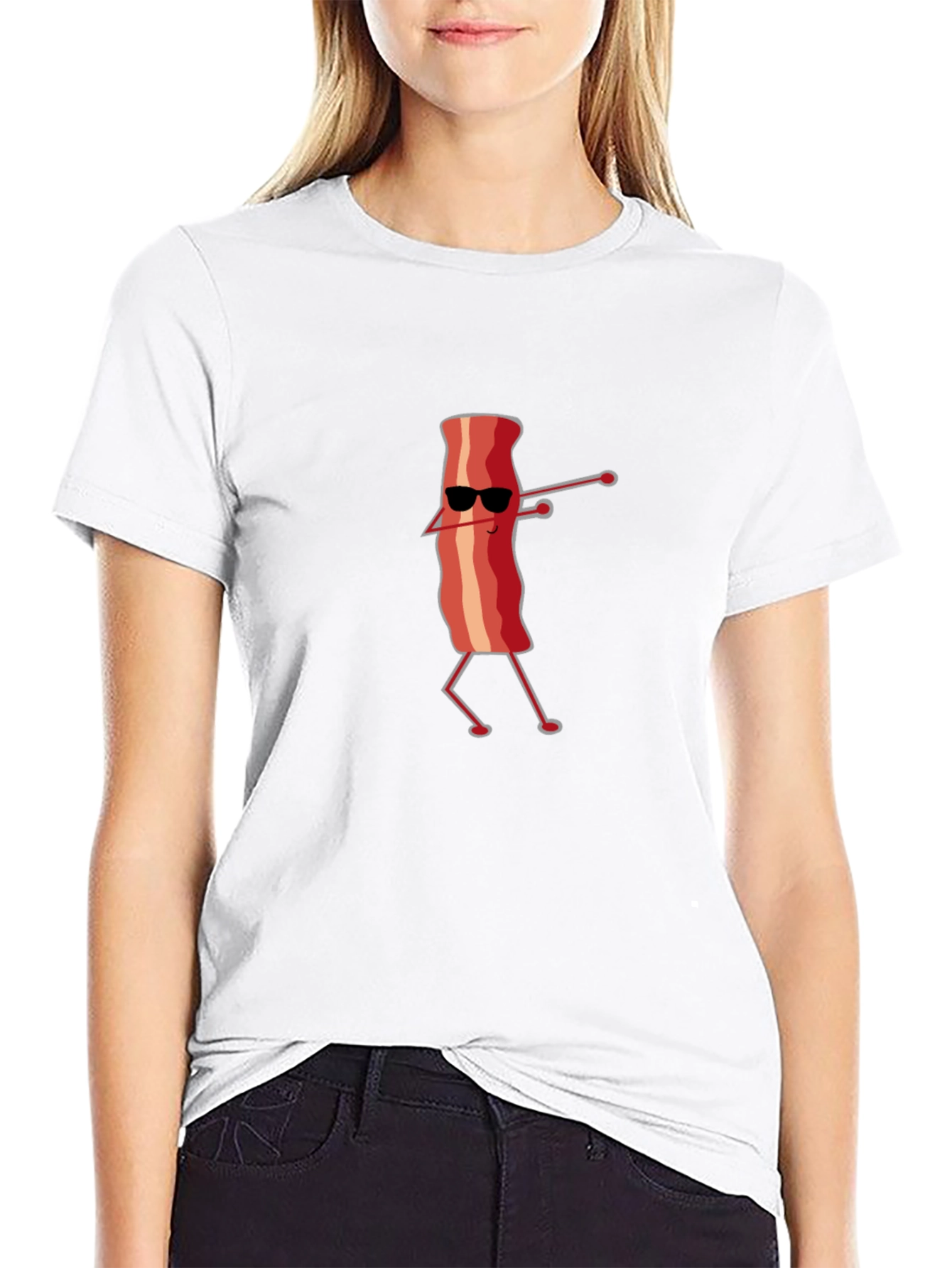 Bacon Dabbing Graphic Tee