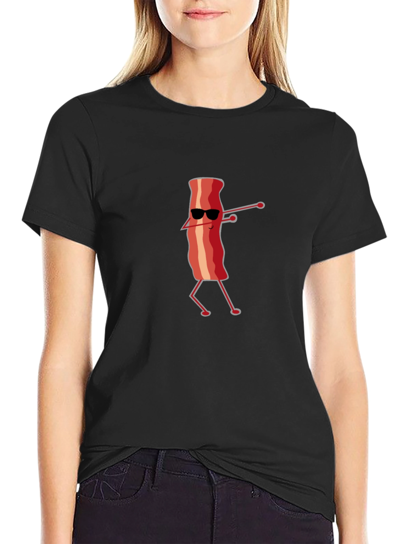 Bacon Dabbing Graphic Tee