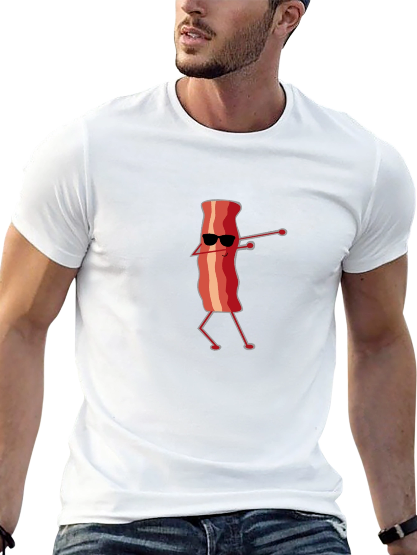 Bacon Dabbing Graphic Tee
