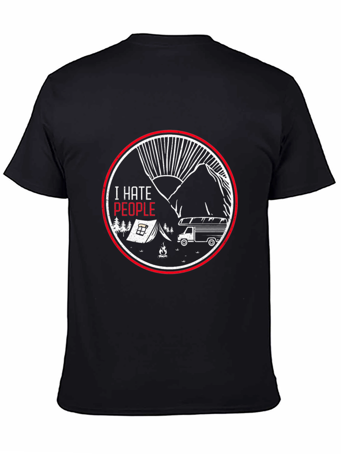 I Hate People Camping T-Shirt