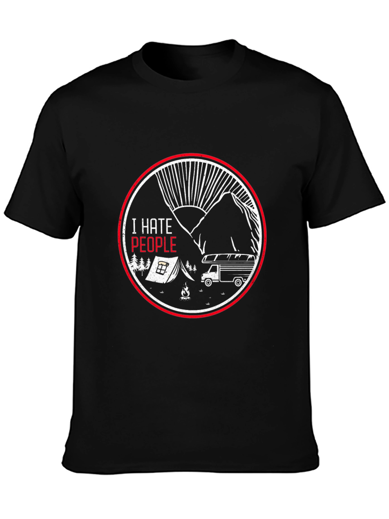 I Hate People Camping T-Shirt