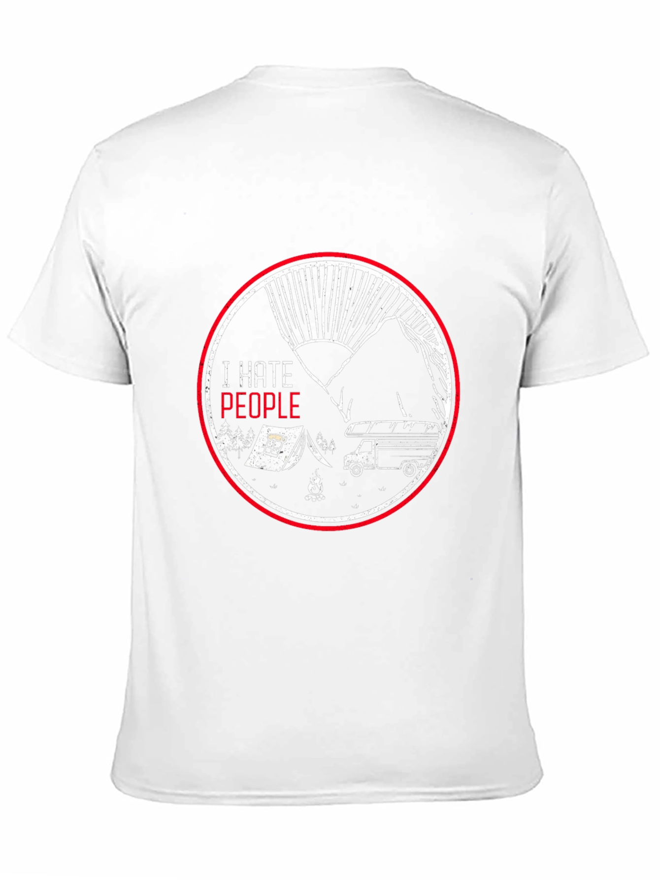 I Hate People Camping T-Shirt