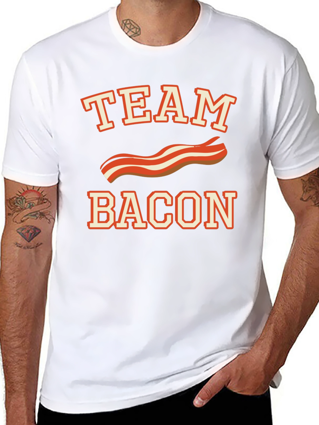 Team Bacon T-Shirt - Funny Foodie Tee