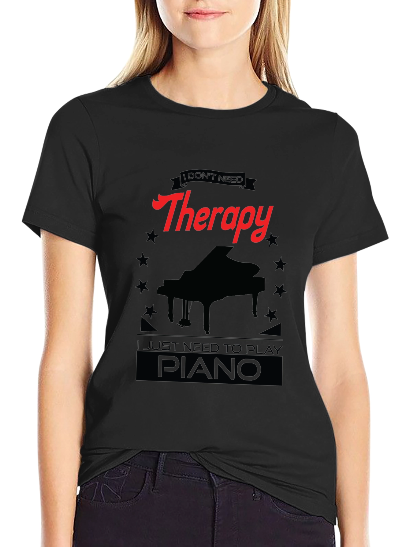 Therapy Piano Player T-Shirt