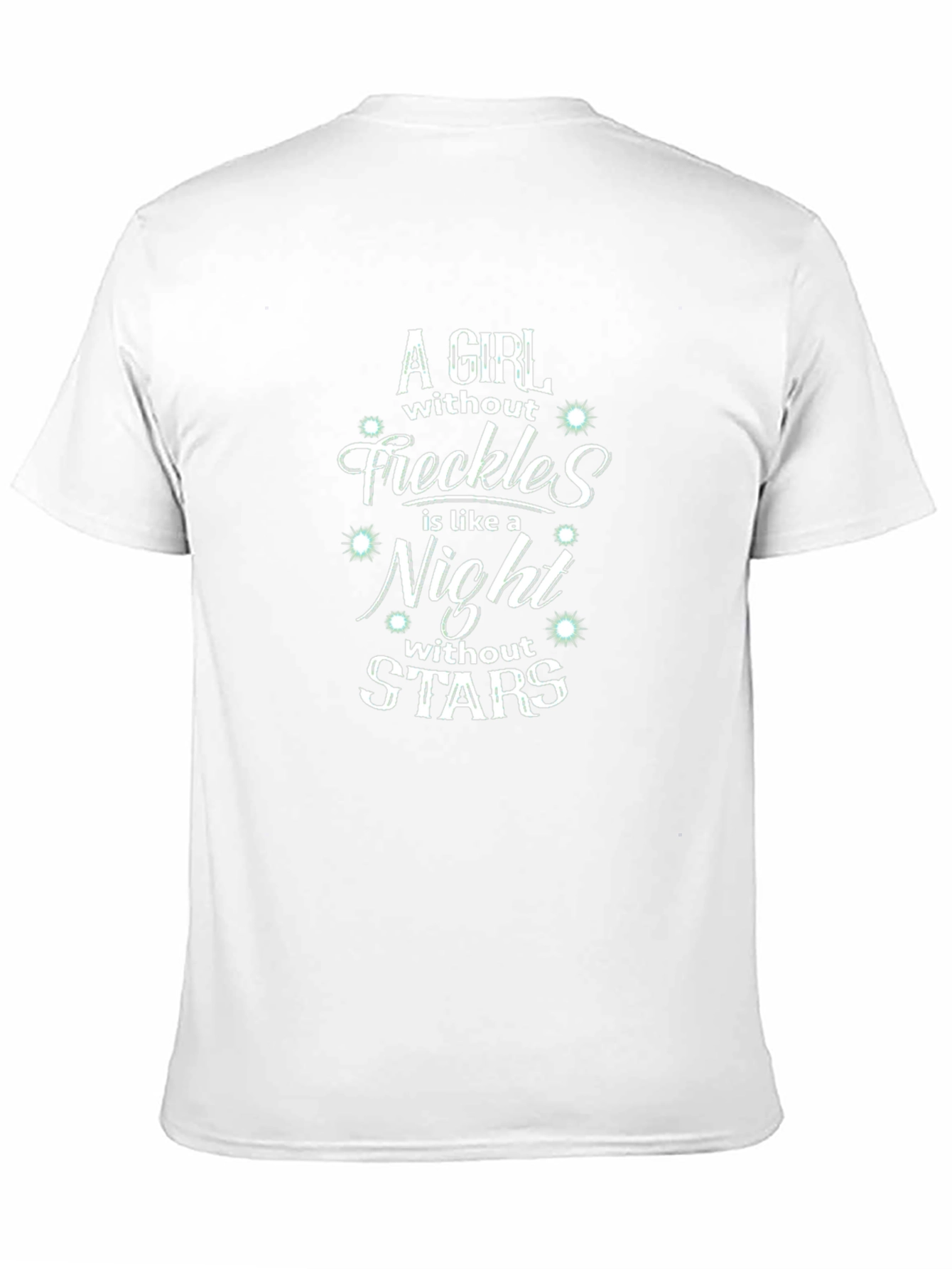 Freckles Night Stars Graphic Tee - Trendy Black T-Shirt