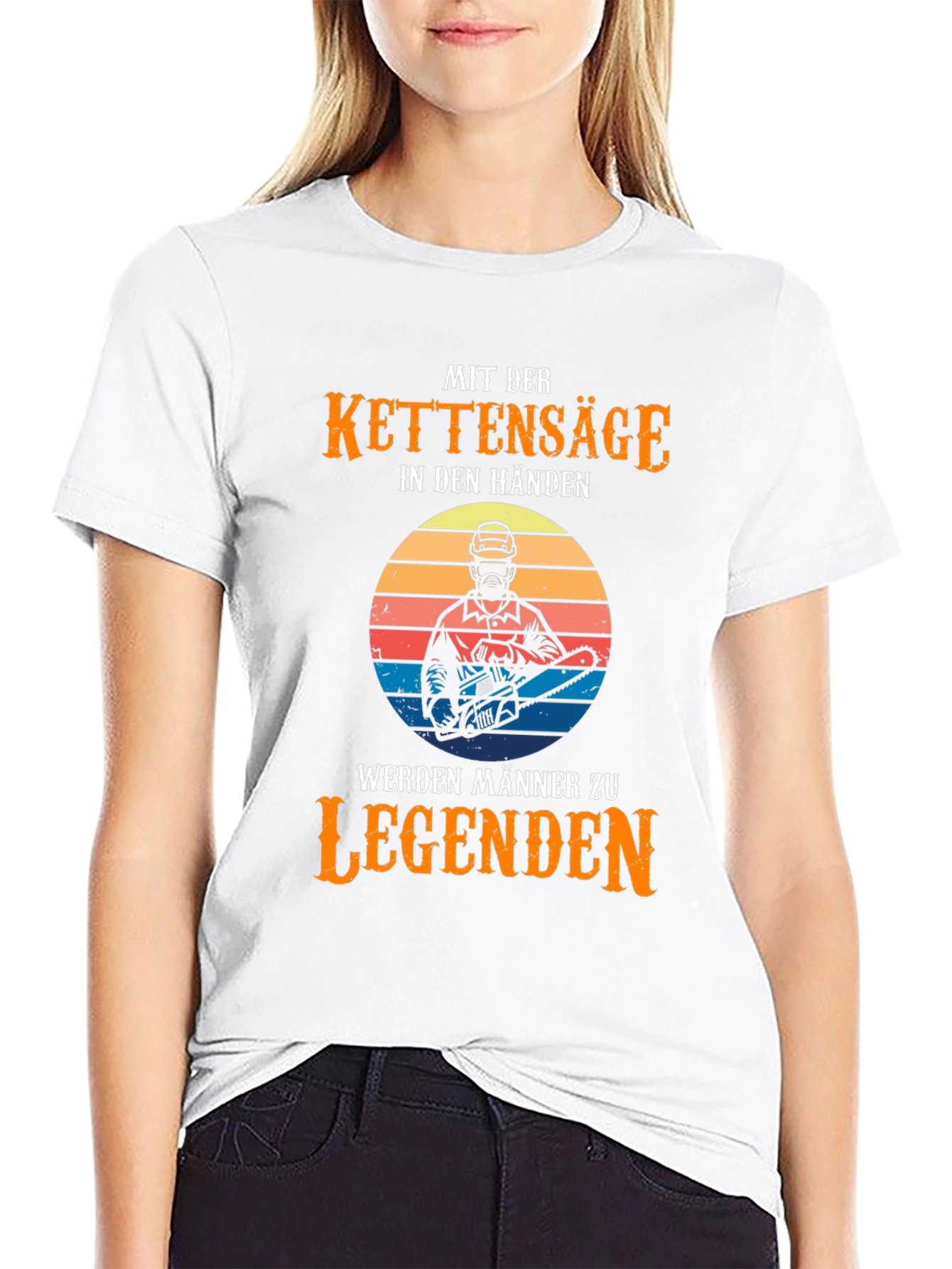 Chainsaw Legend Mens Black T-Shirt