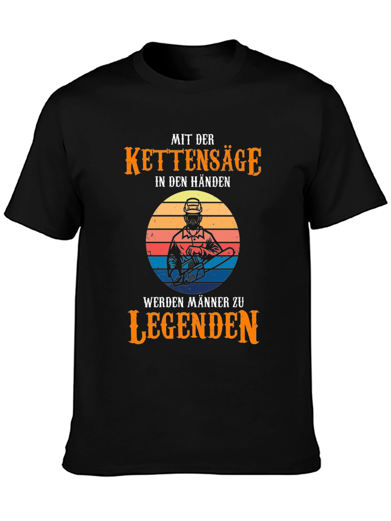 Chainsaw Legend Mens Black T-Shirt