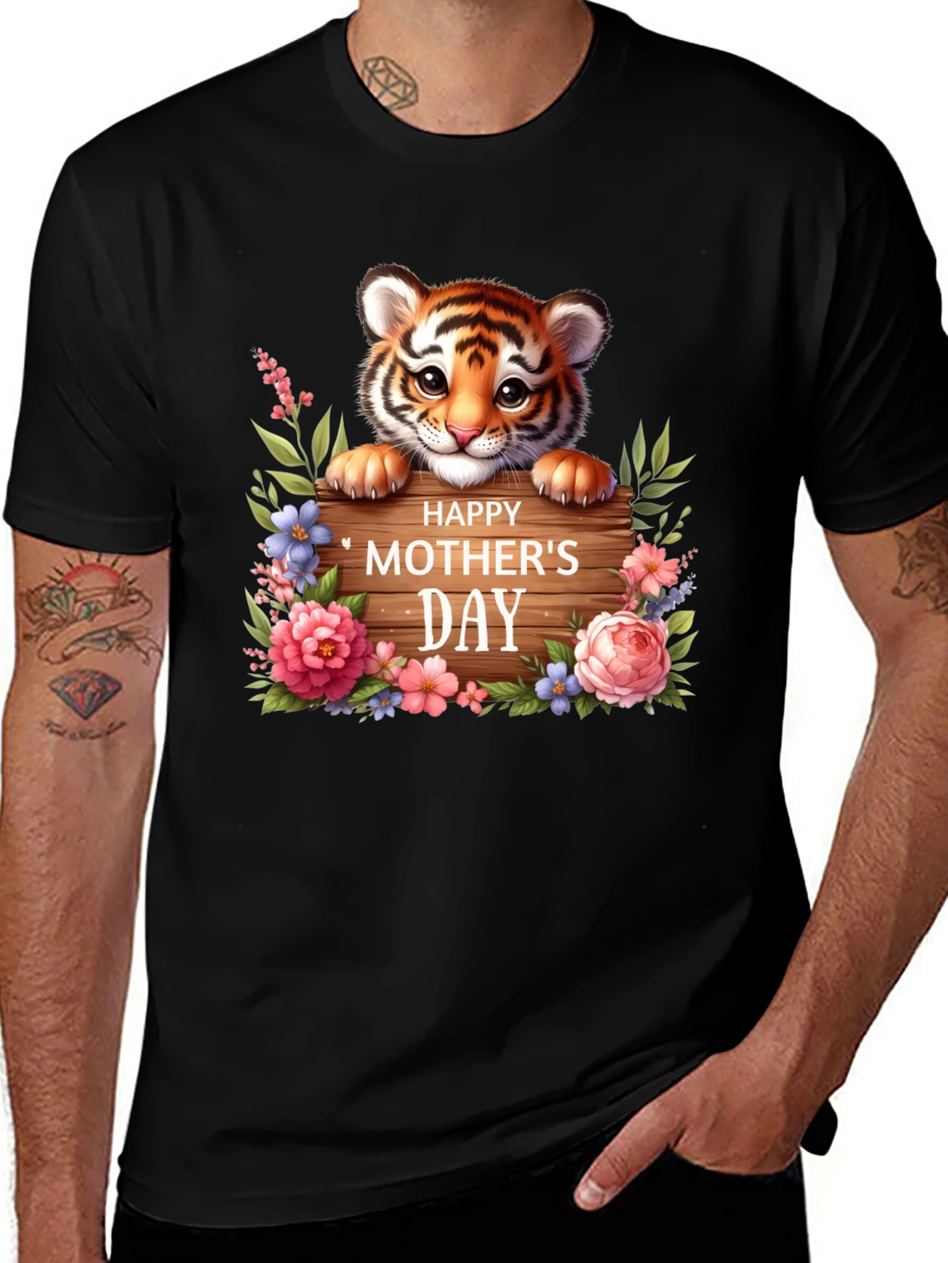 Tiger Cub Mothers Day T-Shirt