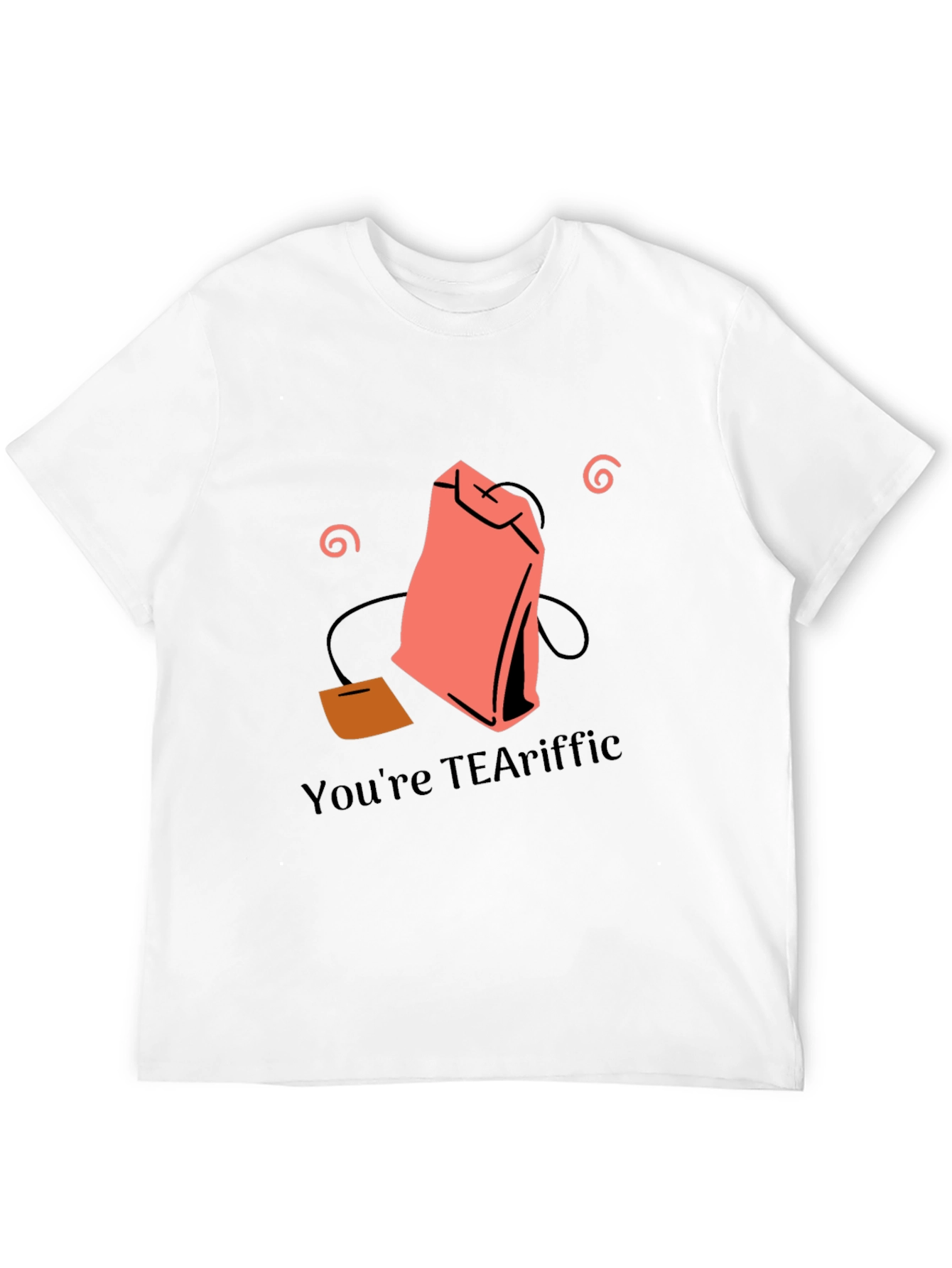 Youre TEAriffic Black Graphic Tee