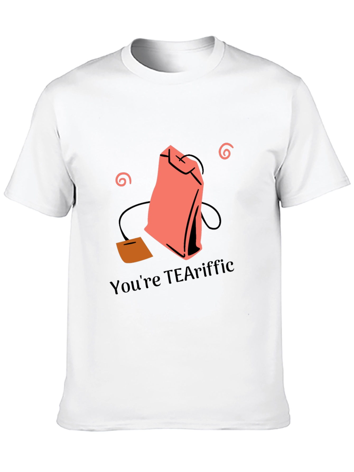 Youre TEAriffic Black Graphic Tee