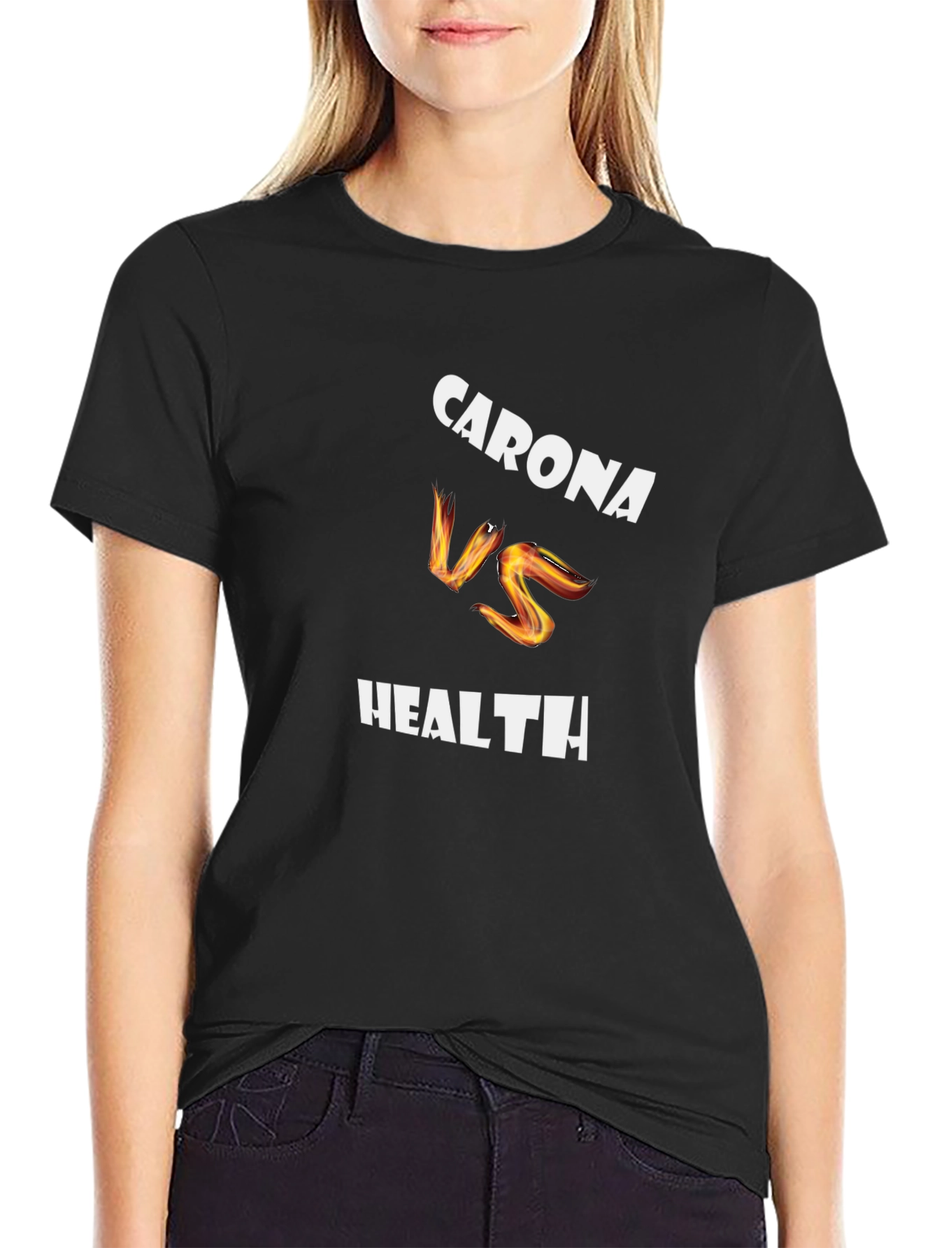 Corona VS Health Graphic T-Shirt
