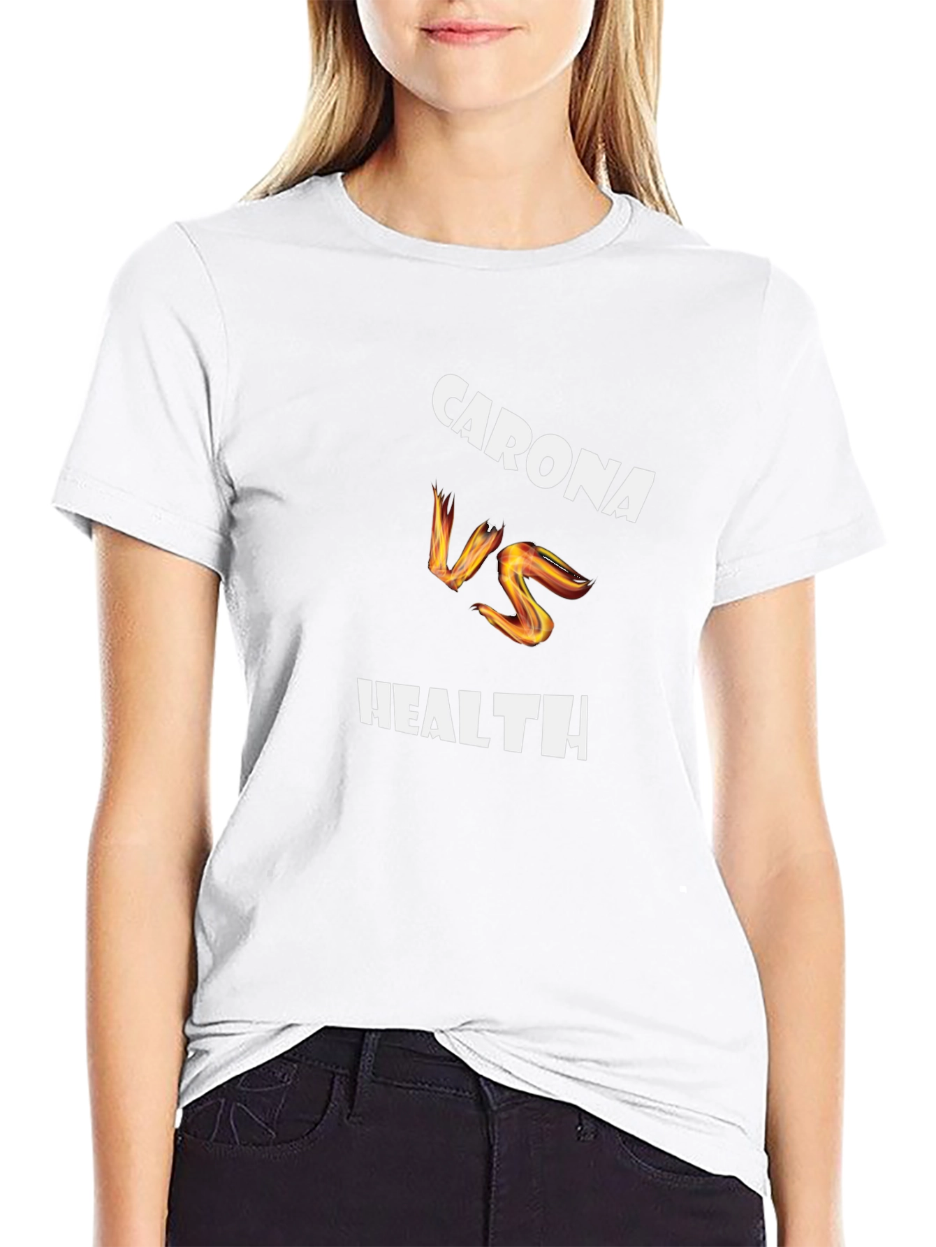Corona VS Health Graphic T-Shirt
