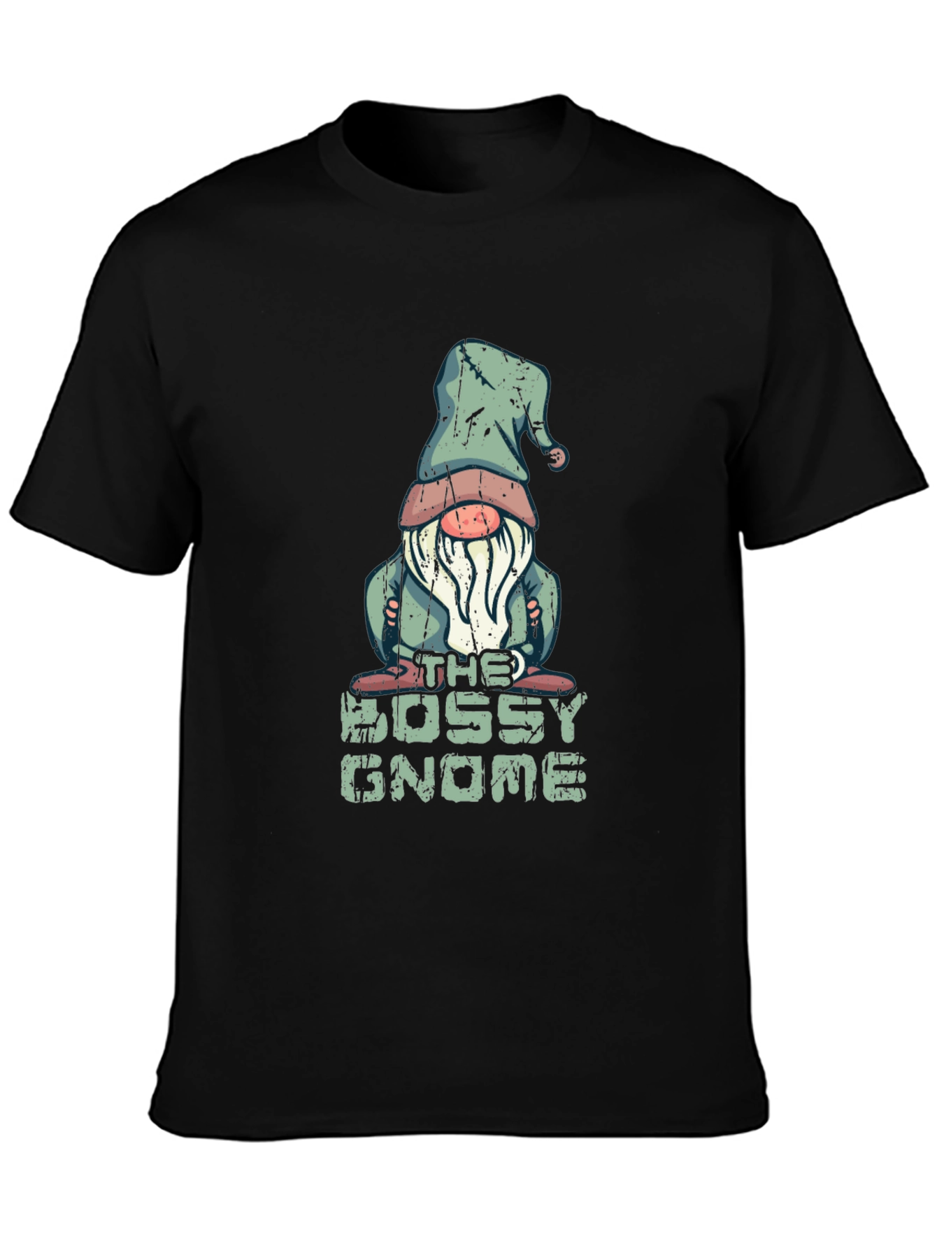Bossy Gnome T-Shirt - Funny Graphic Tee